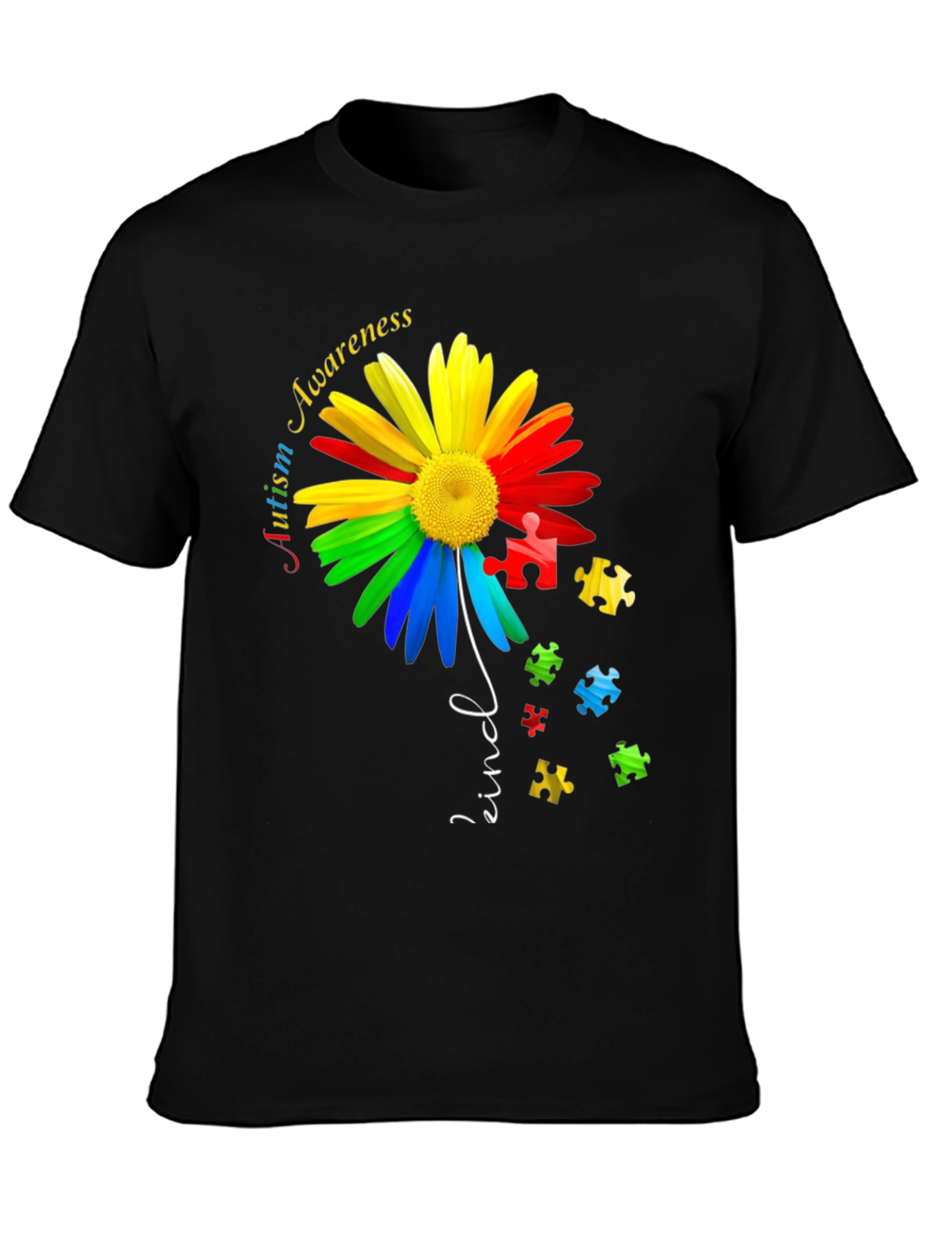 Autism Awareness Daisy T-Shirt - Kind