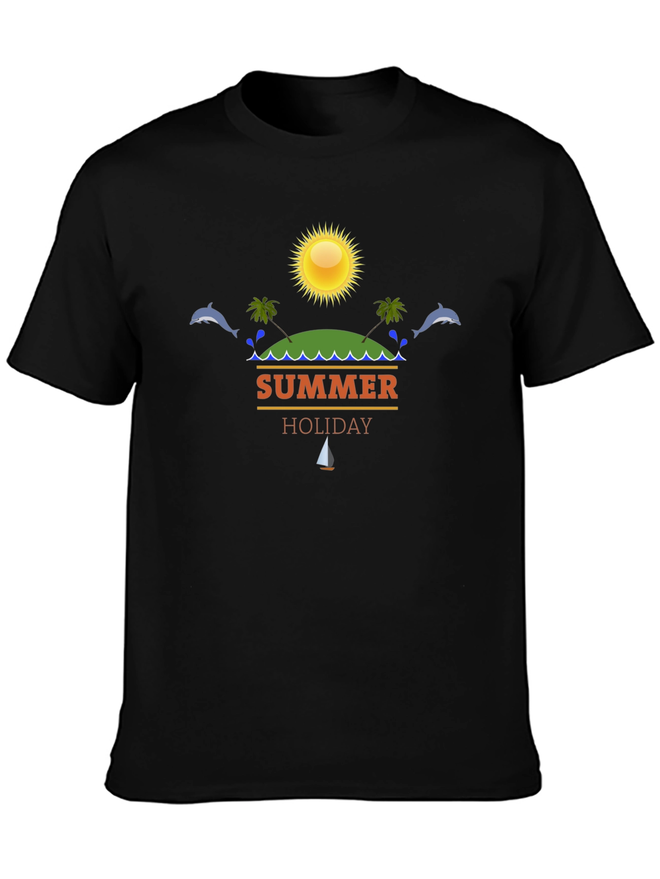 Summer Holiday Graphic T-Shirt - Beach Vacation Vibes