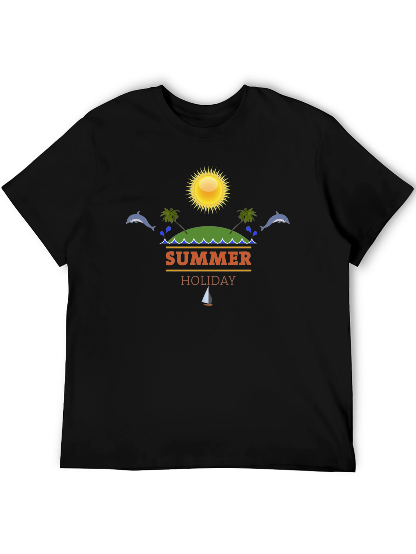 Summer Holiday Graphic T-Shirt - Beach Vacation Vibes