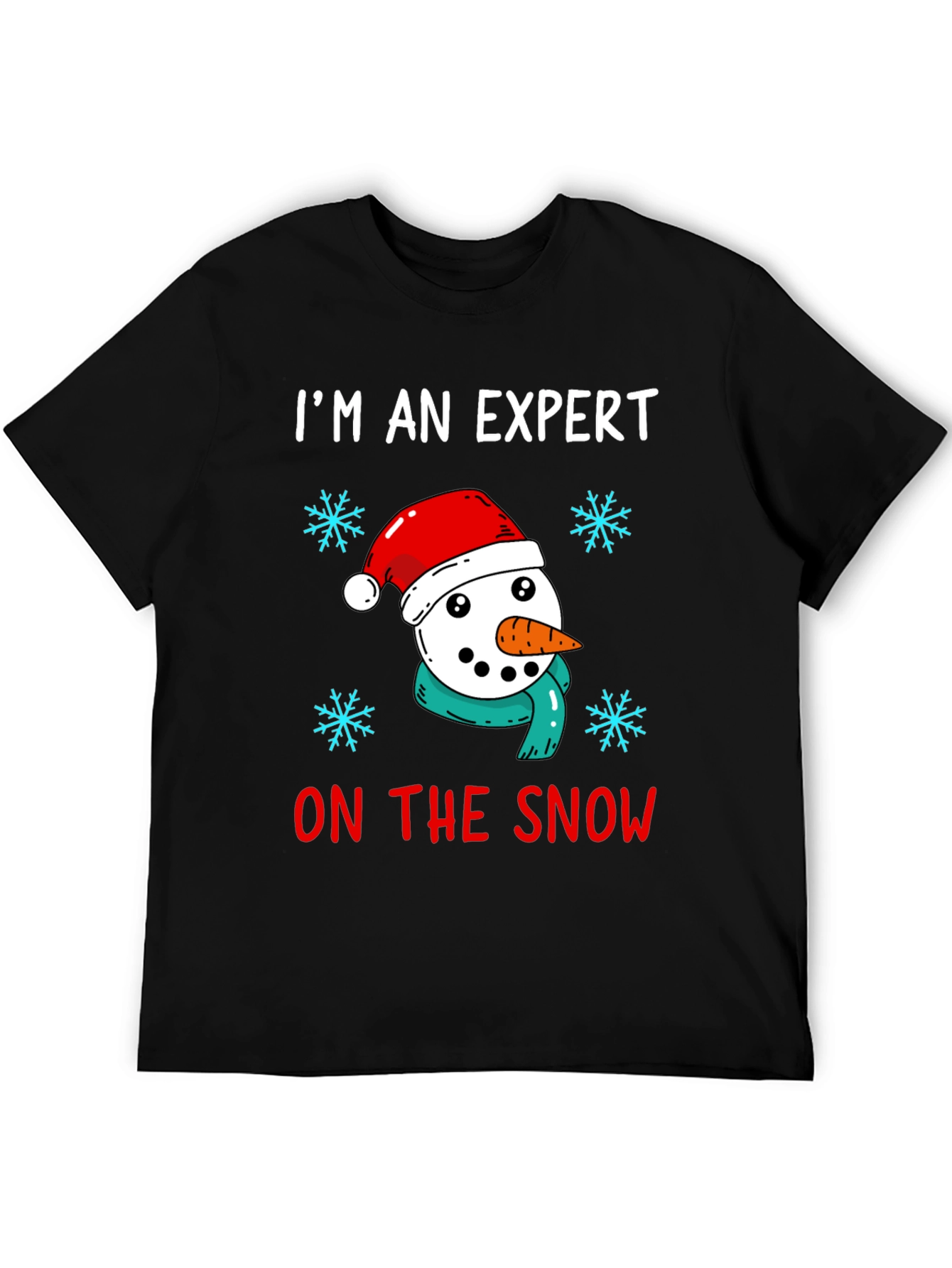 Snow Expert T-Shirt Funny Holiday Tee