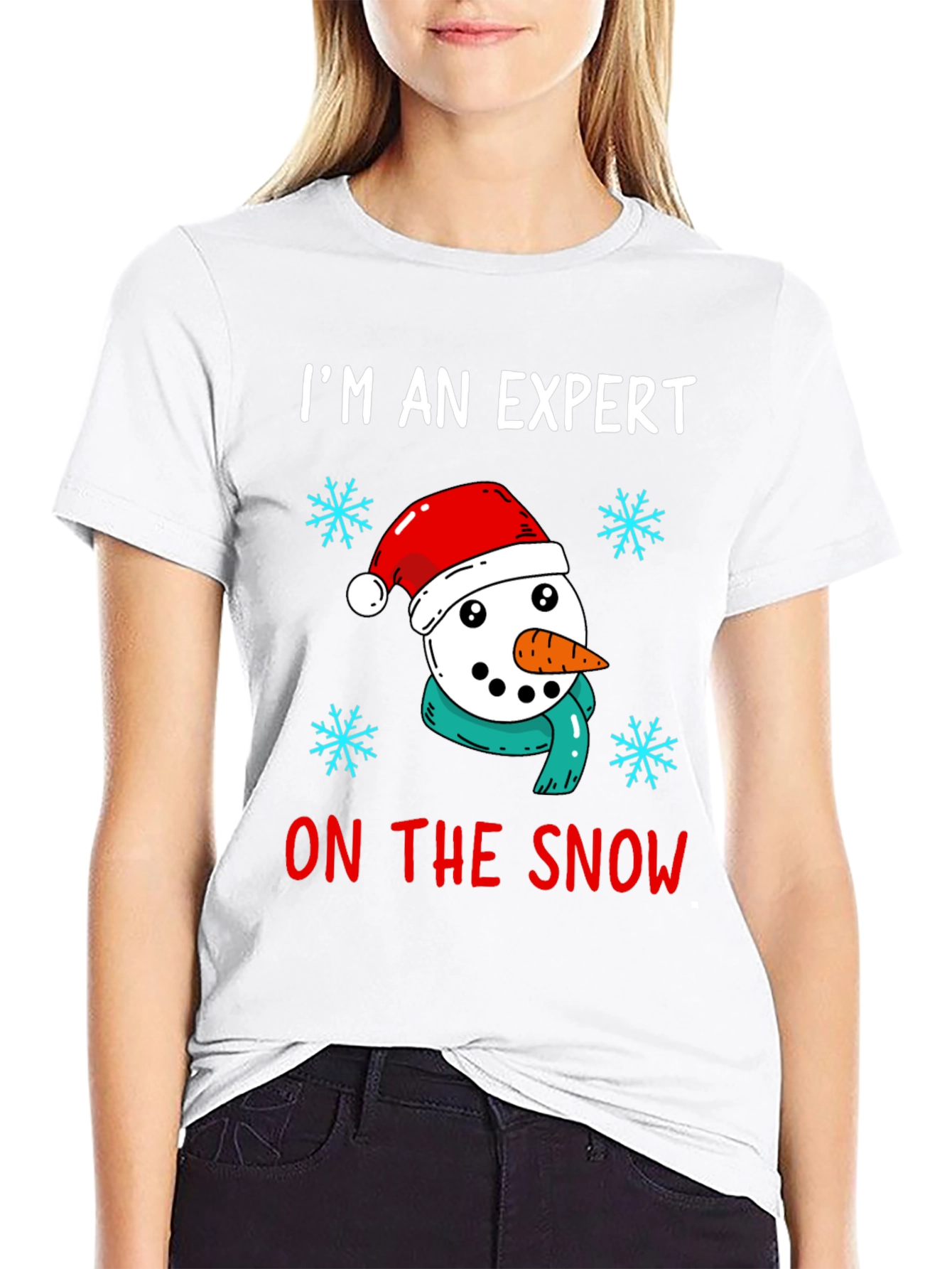 Snow Expert T-Shirt Funny Holiday Tee