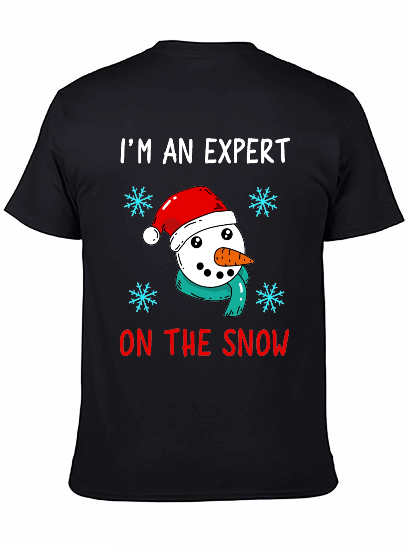 Snow Expert T-Shirt Funny Holiday Tee