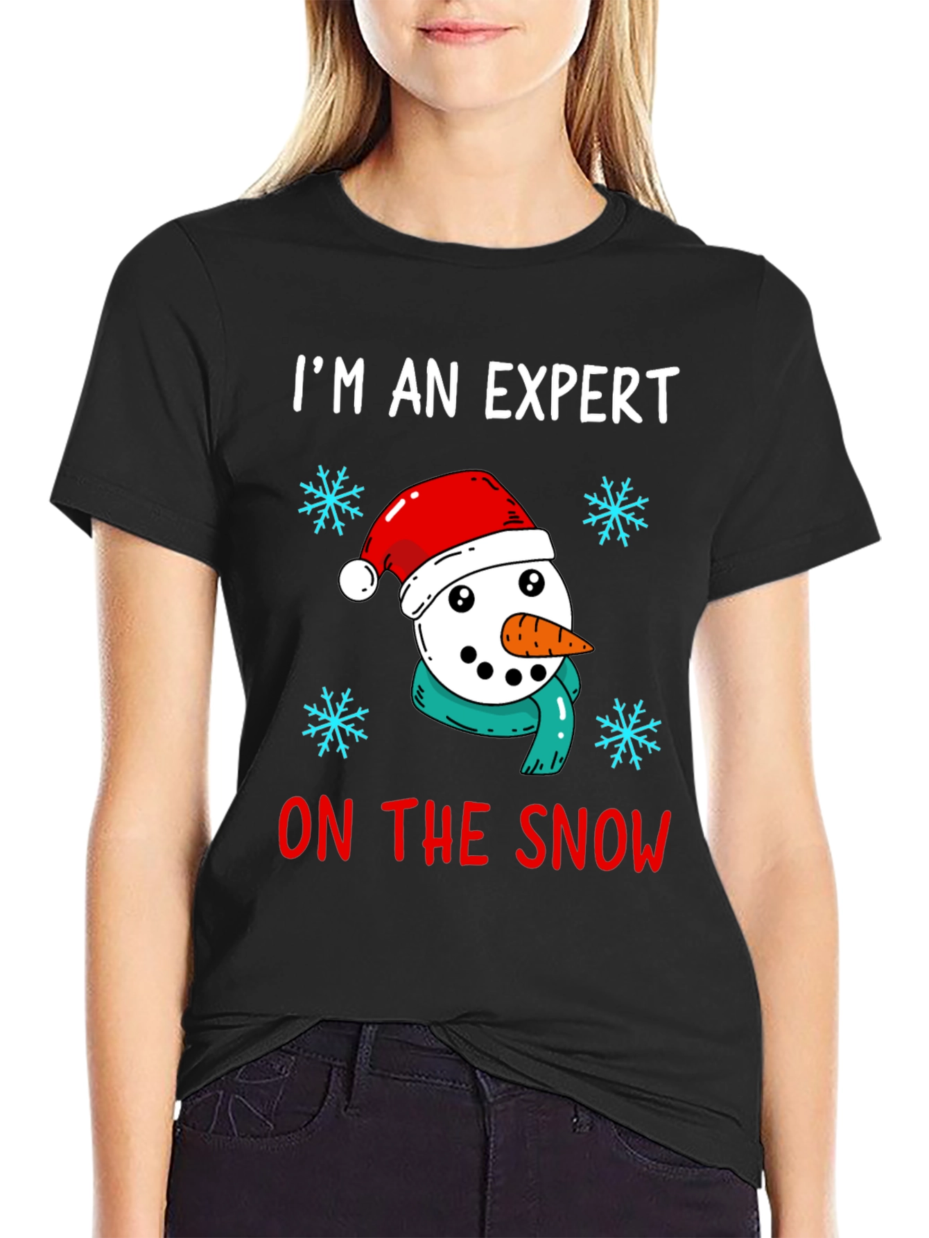 Snow Expert T-Shirt Funny Holiday Tee
