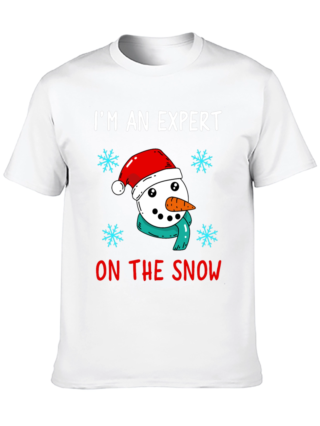 Snow Expert T-Shirt Funny Holiday Tee