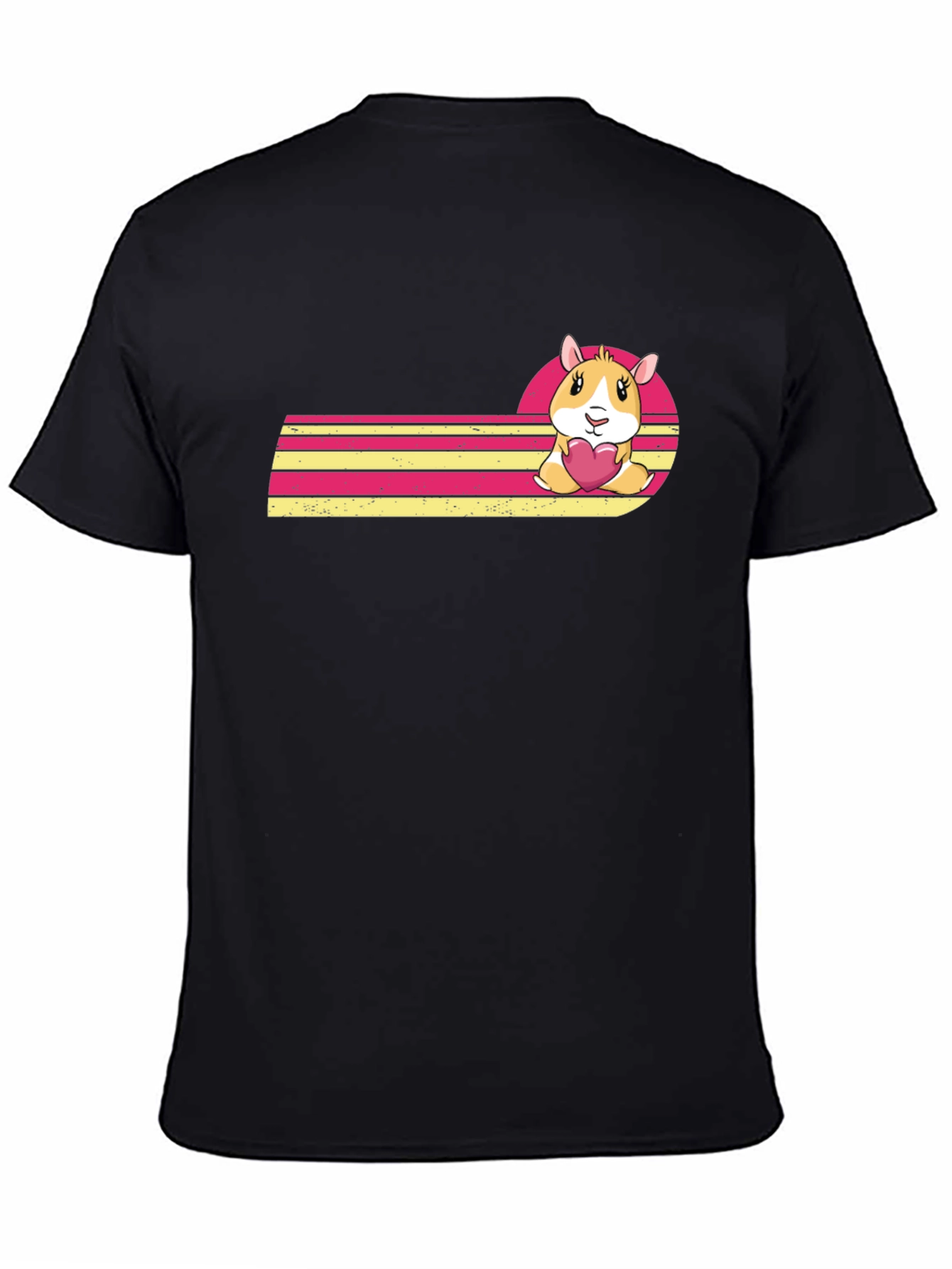 Cute Hamster Heart Graphic Tee