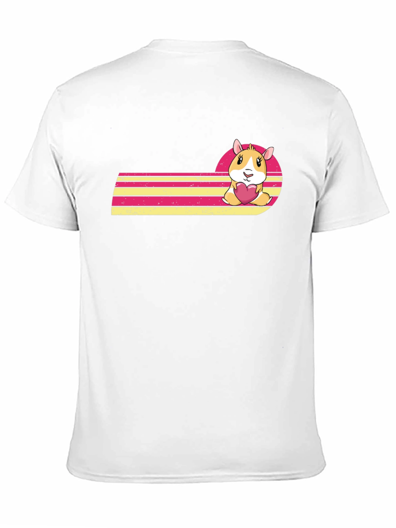 Cute Hamster Heart Graphic Tee