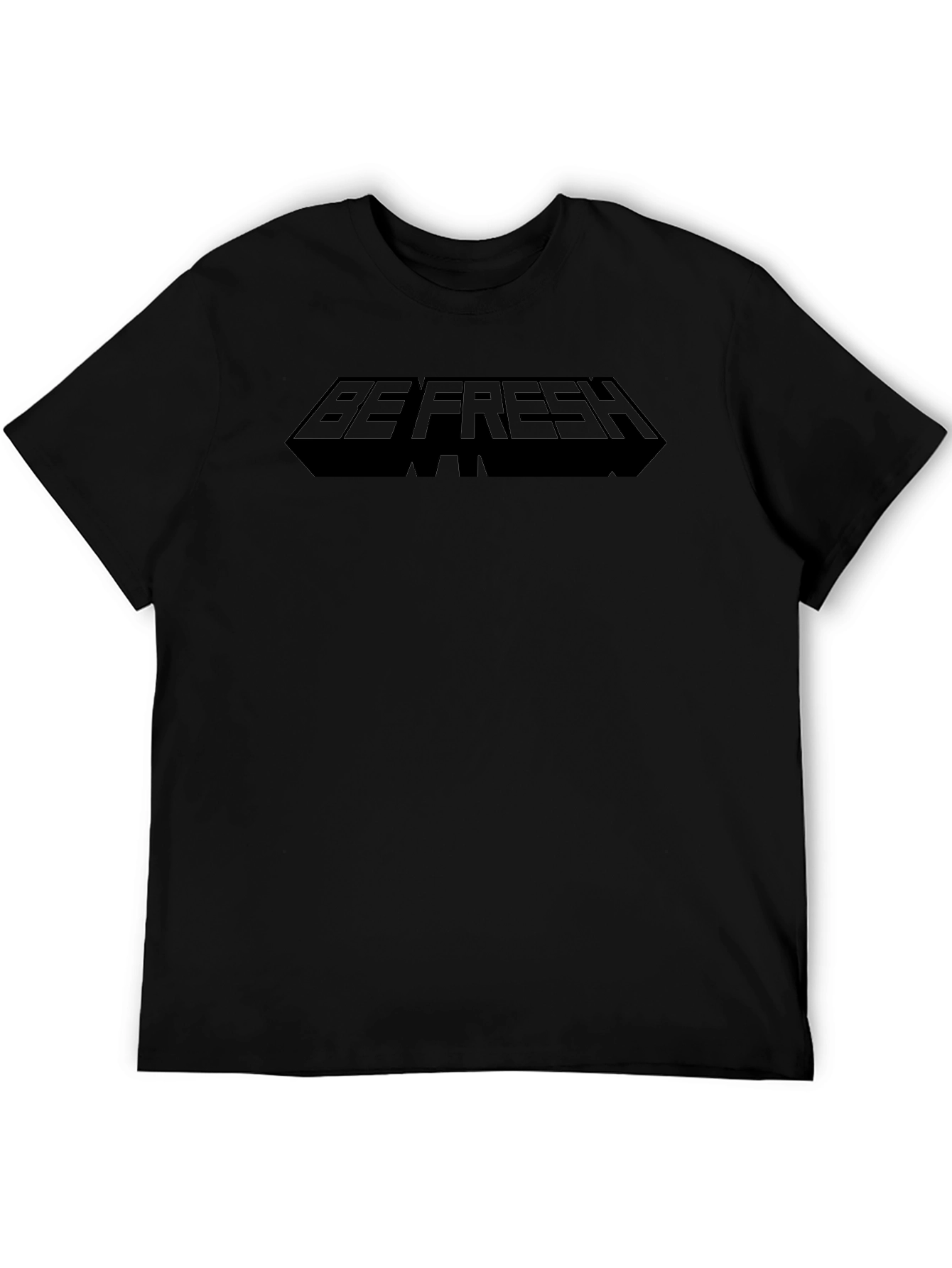 Mens Be Fresh Graphic T-Shirt - Black