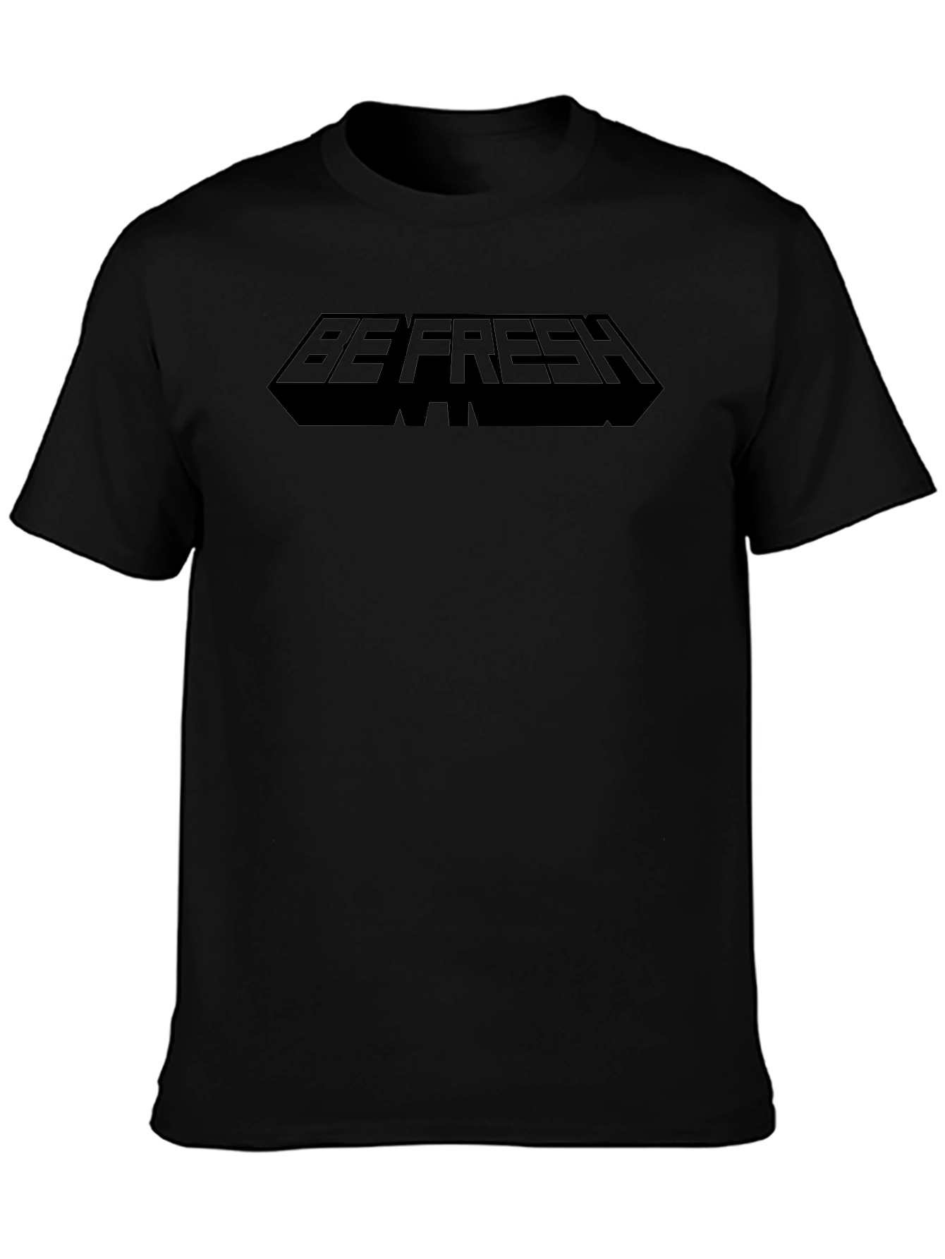 Mens Be Fresh Graphic T-Shirt - Black