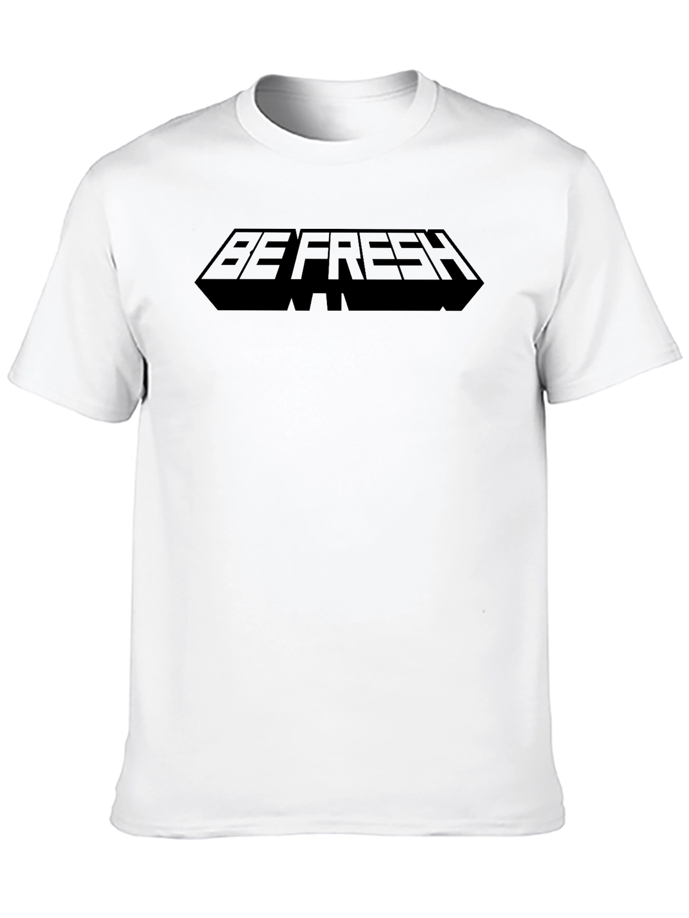 Mens Be Fresh Graphic T-Shirt - Black