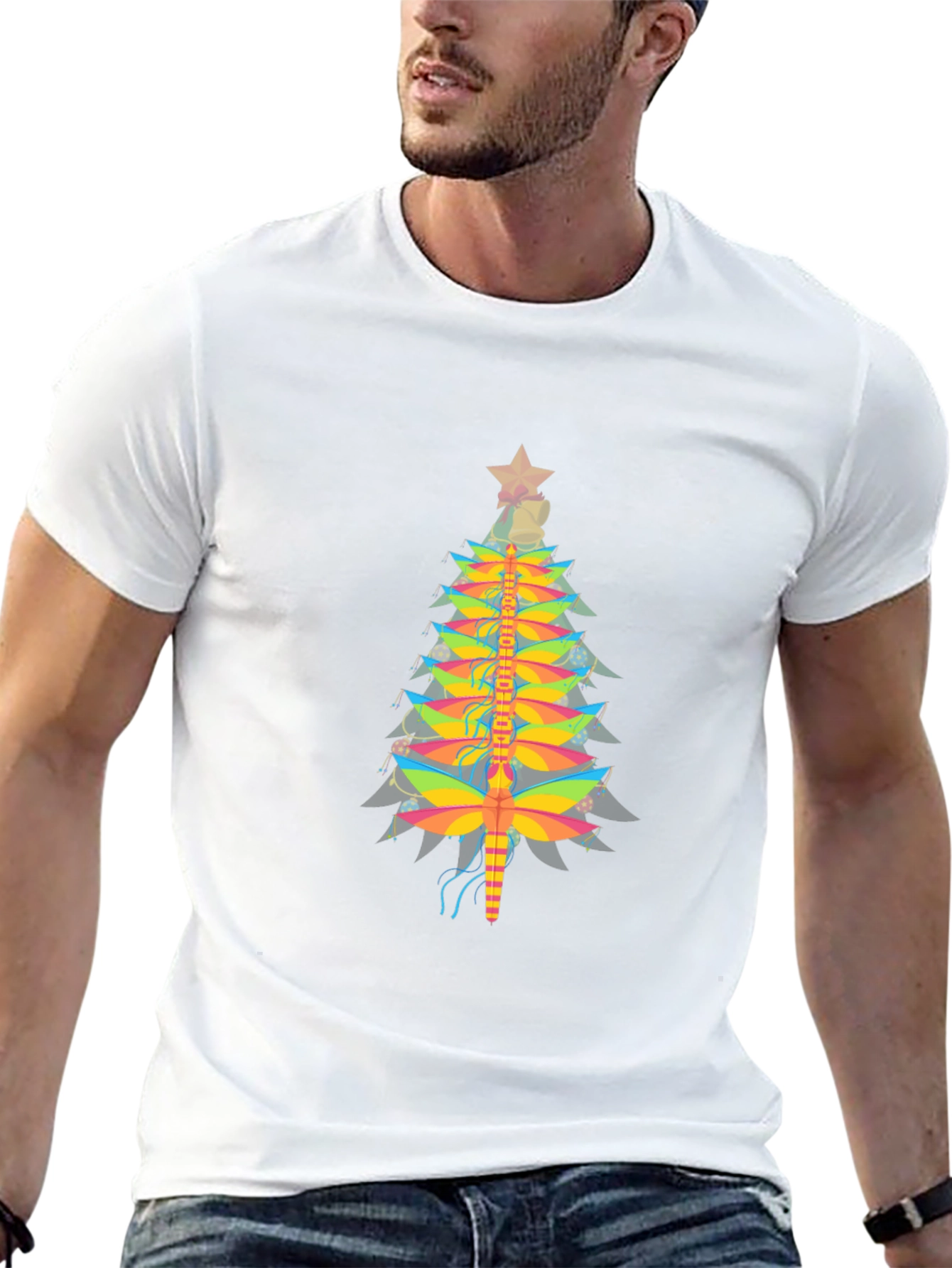Dragonfly Christmas Tree T-Shirt