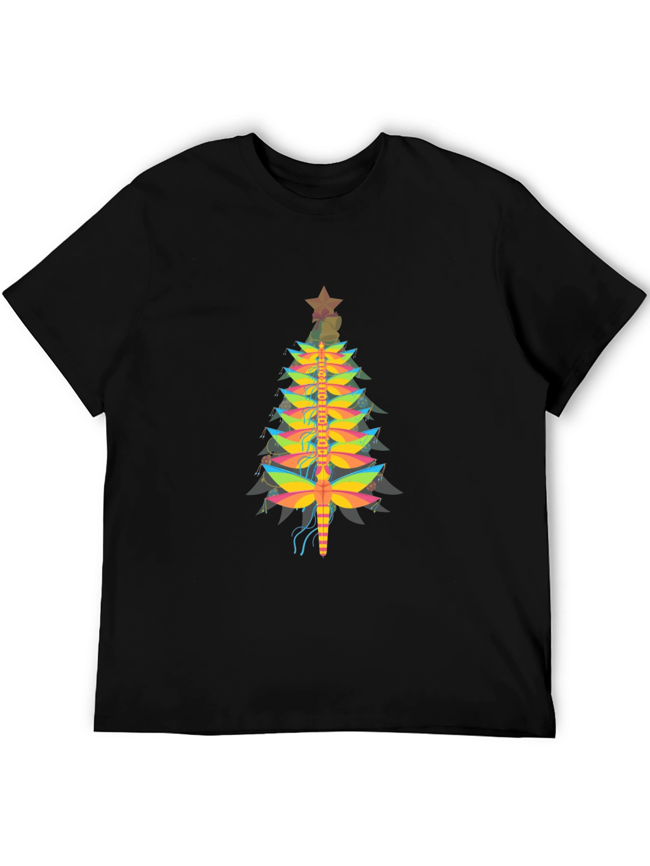 Dragonfly Christmas Tree T-Shirt