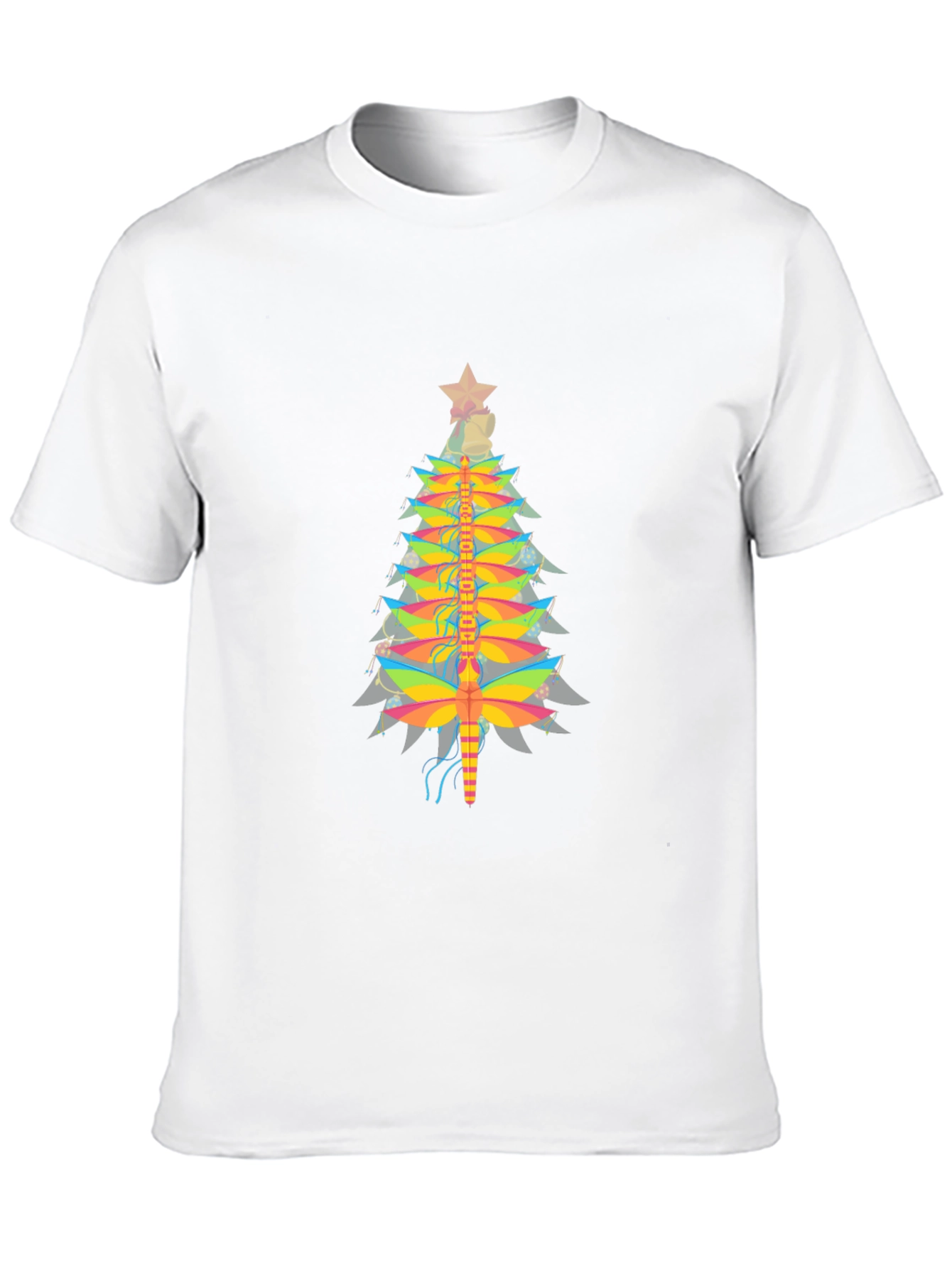 Dragonfly Christmas Tree T-Shirt