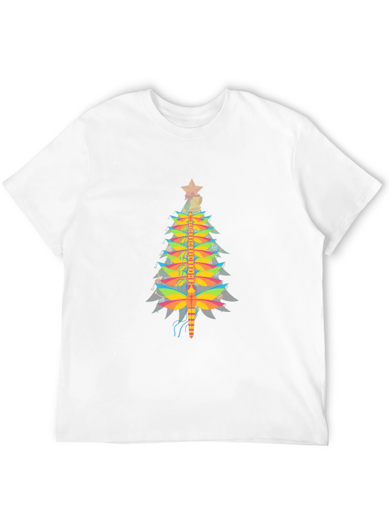 Dragonfly Christmas Tree T-Shirt
