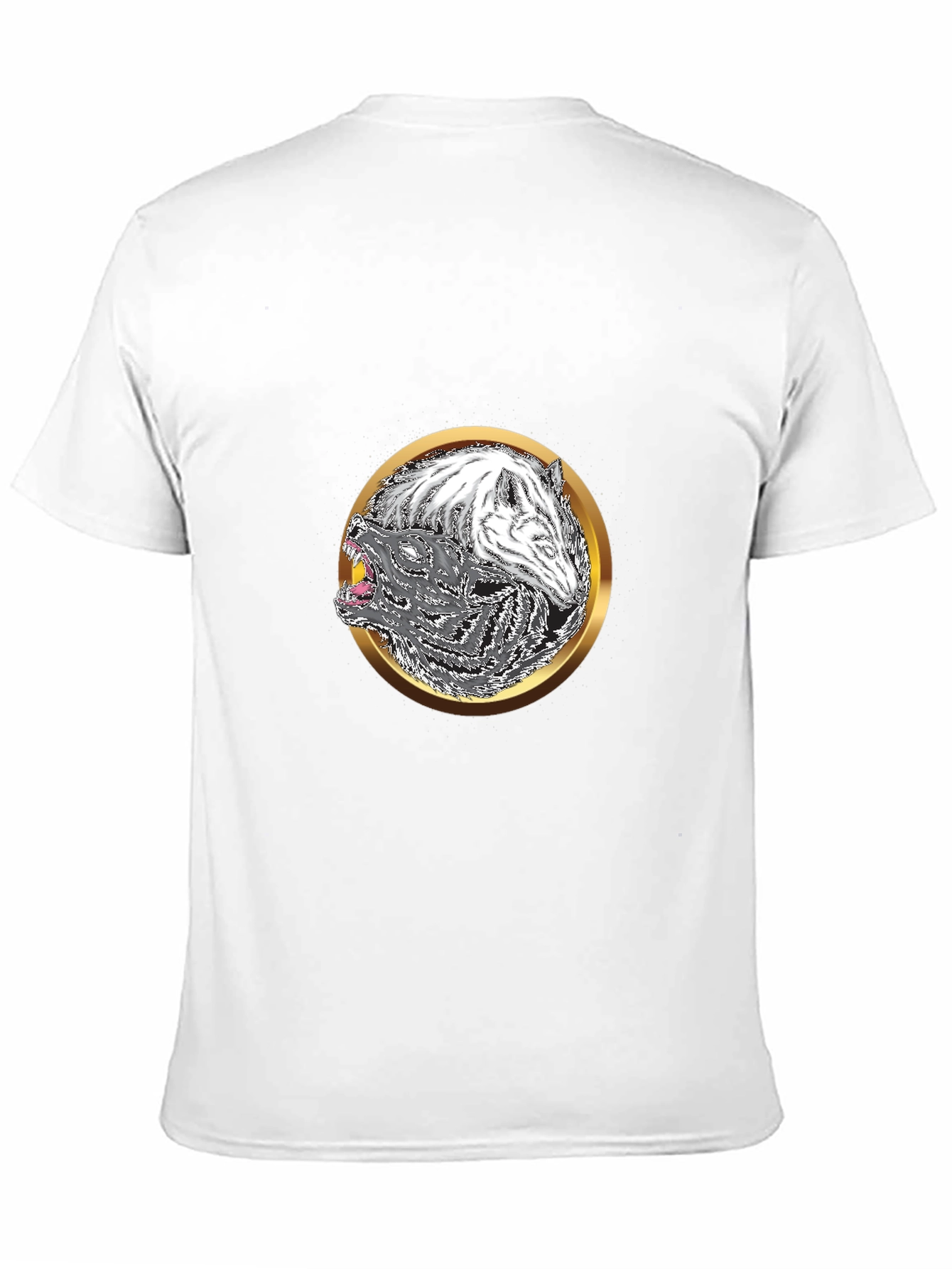 Yin Yang Wolf Graphic Tee