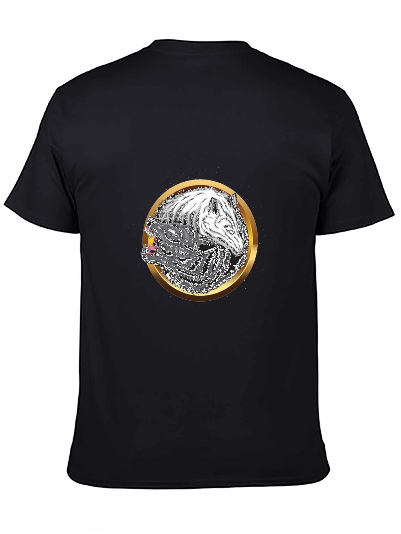 Yin Yang Wolf Graphic Tee