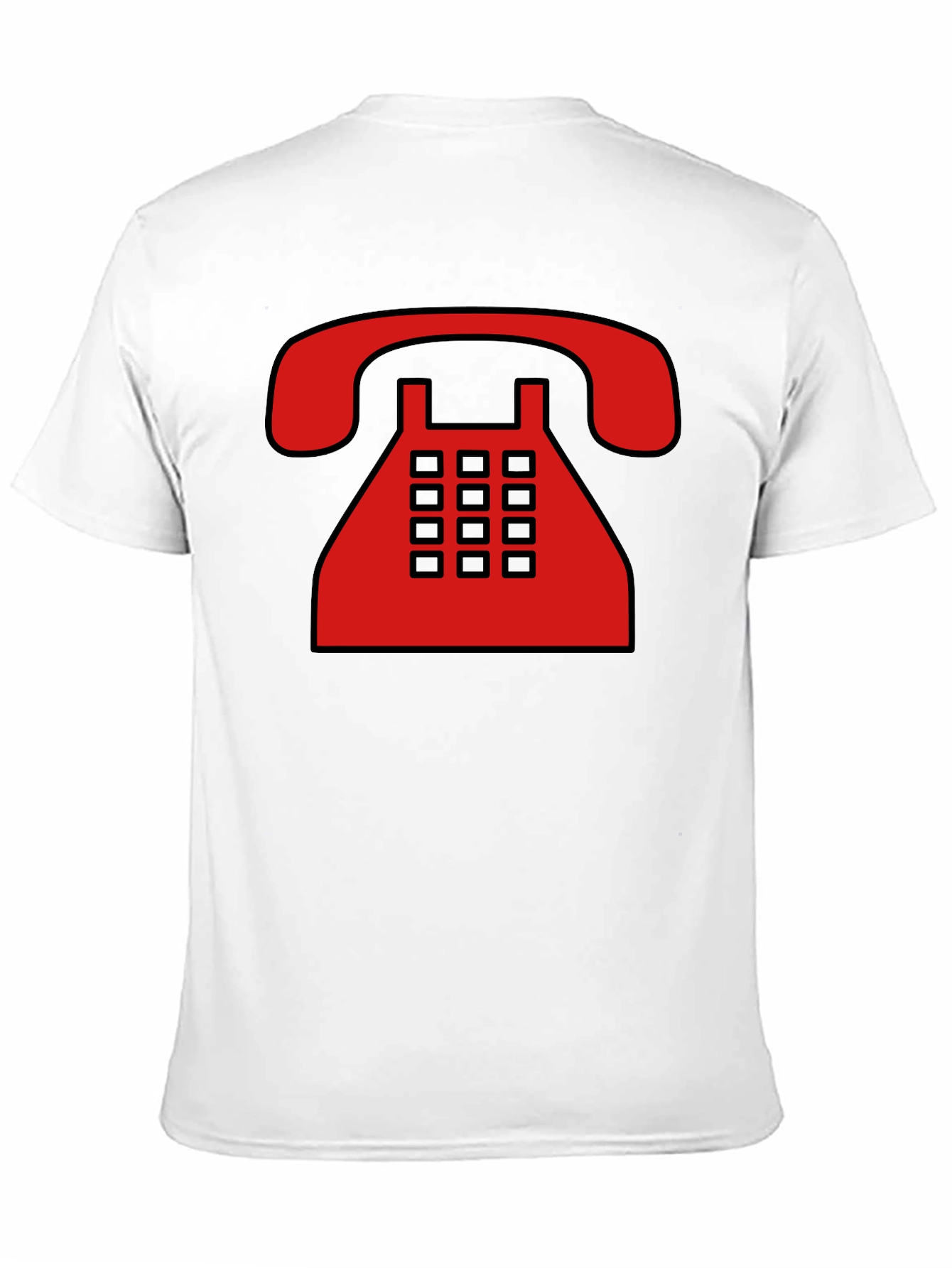 Retro Rotary Phone Graphic T-Shirt - Classic Style