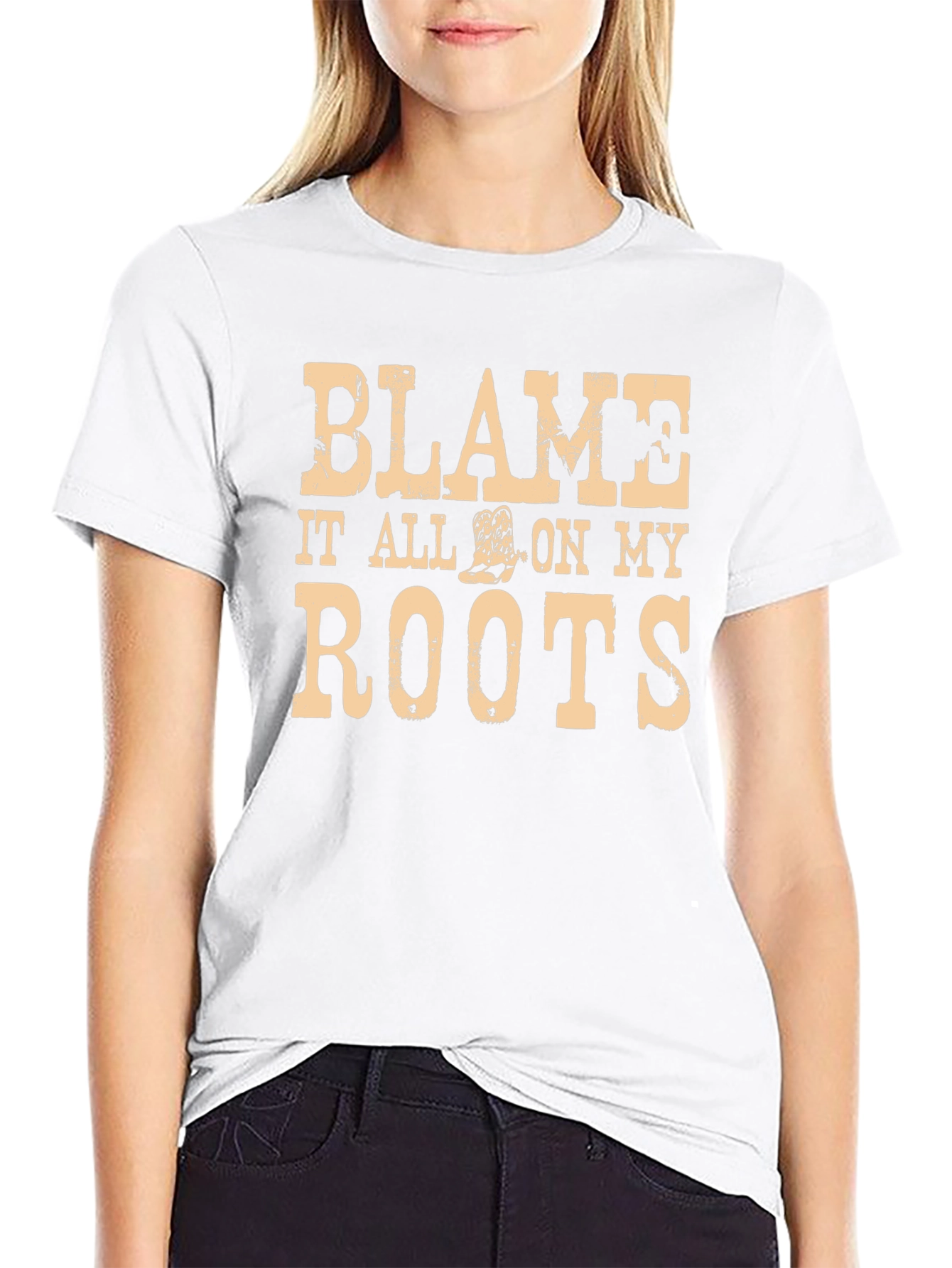 Blame It All on My Roots Graphic Tee