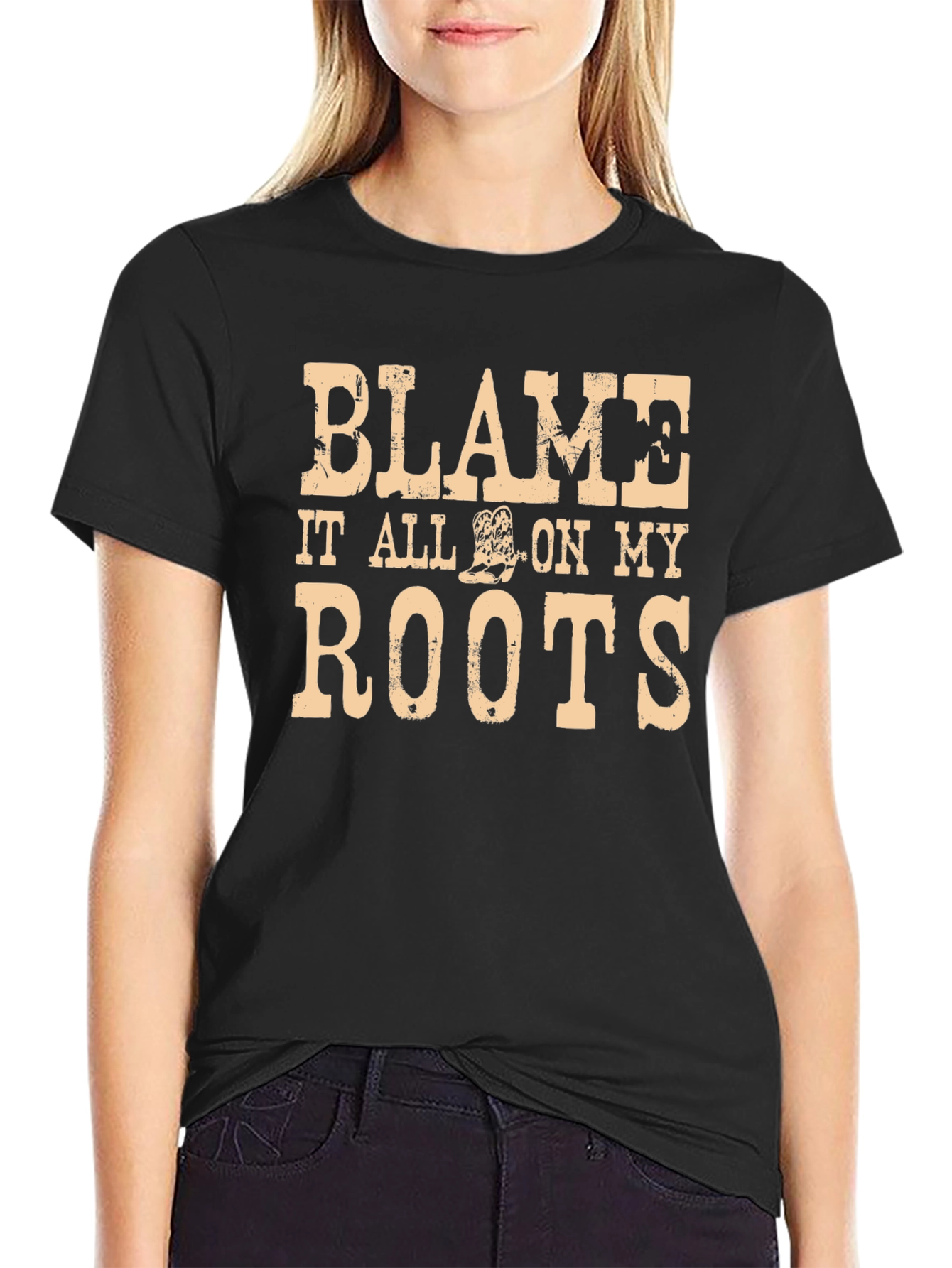 Blame It All on My Roots Graphic Tee