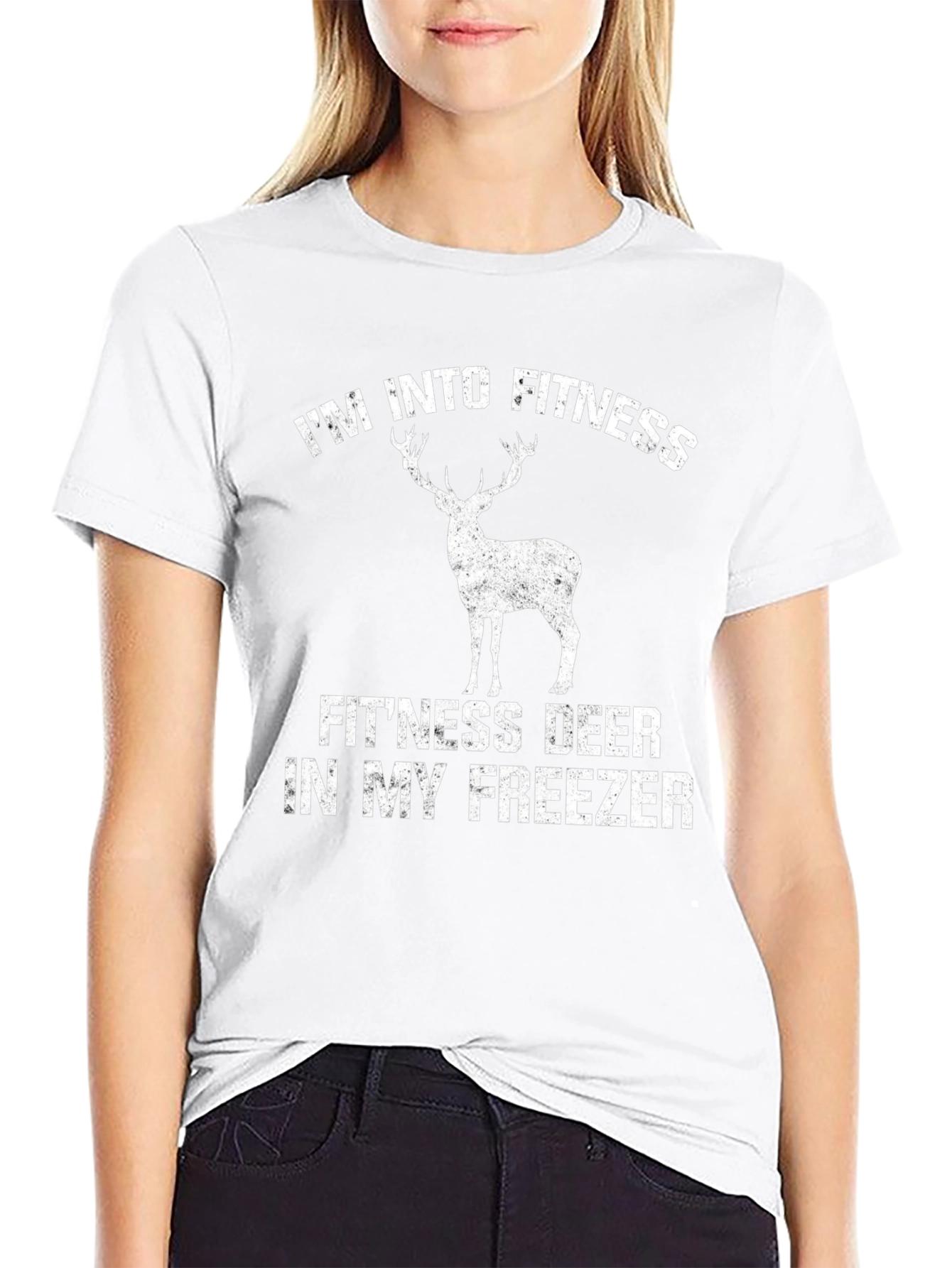 Fitness Deer T-Shirt - Funny Hunting Tee