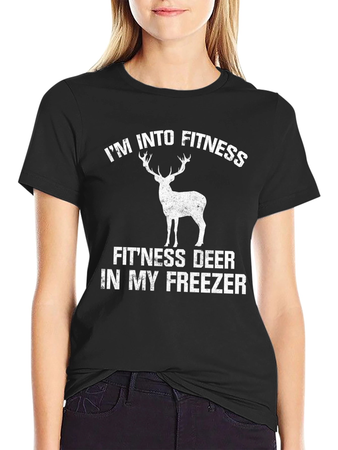 Fitness Deer T-Shirt - Funny Hunting Tee