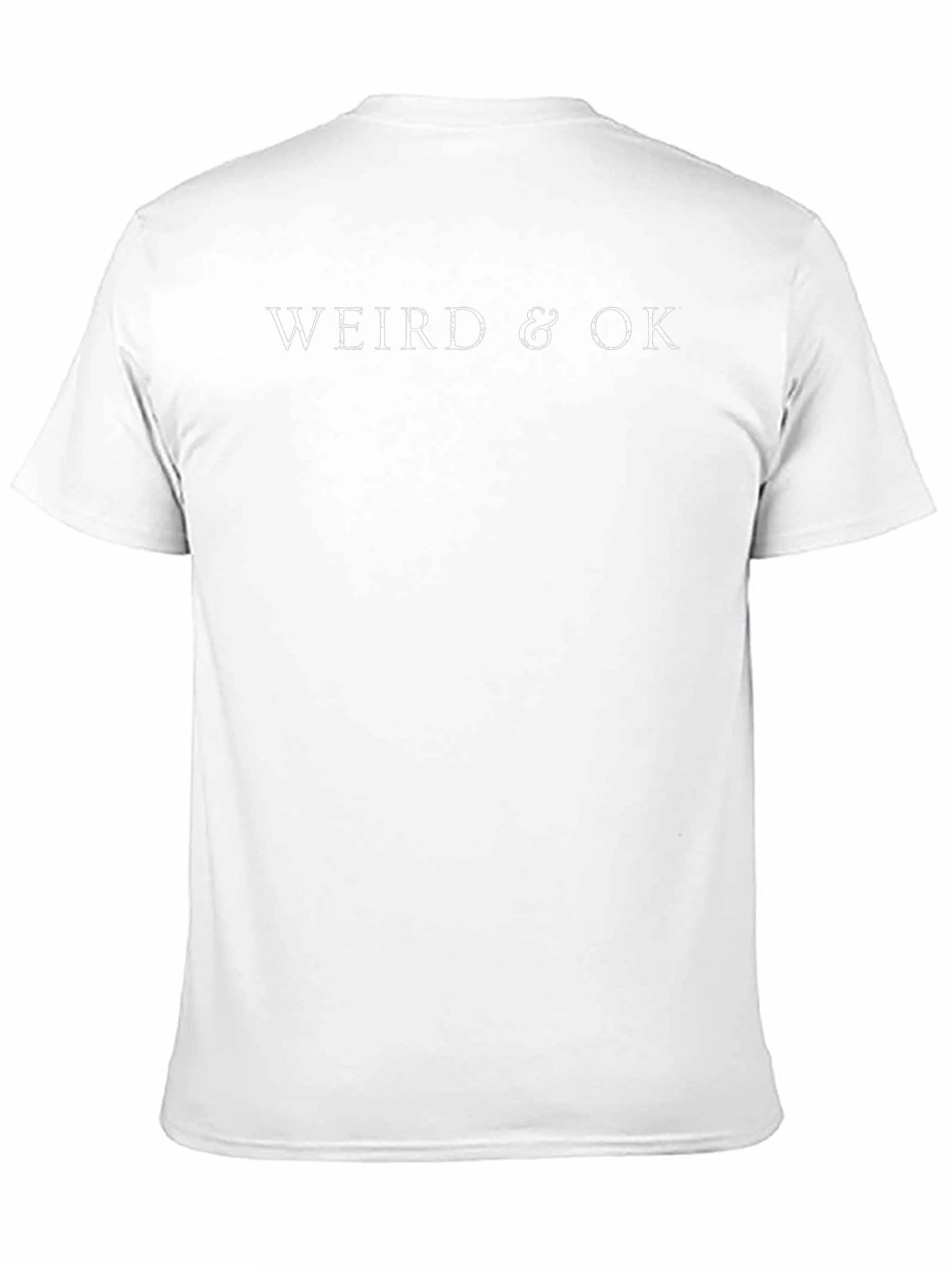 Weird & OK Graphic Tee - Mens Black T-Shirt