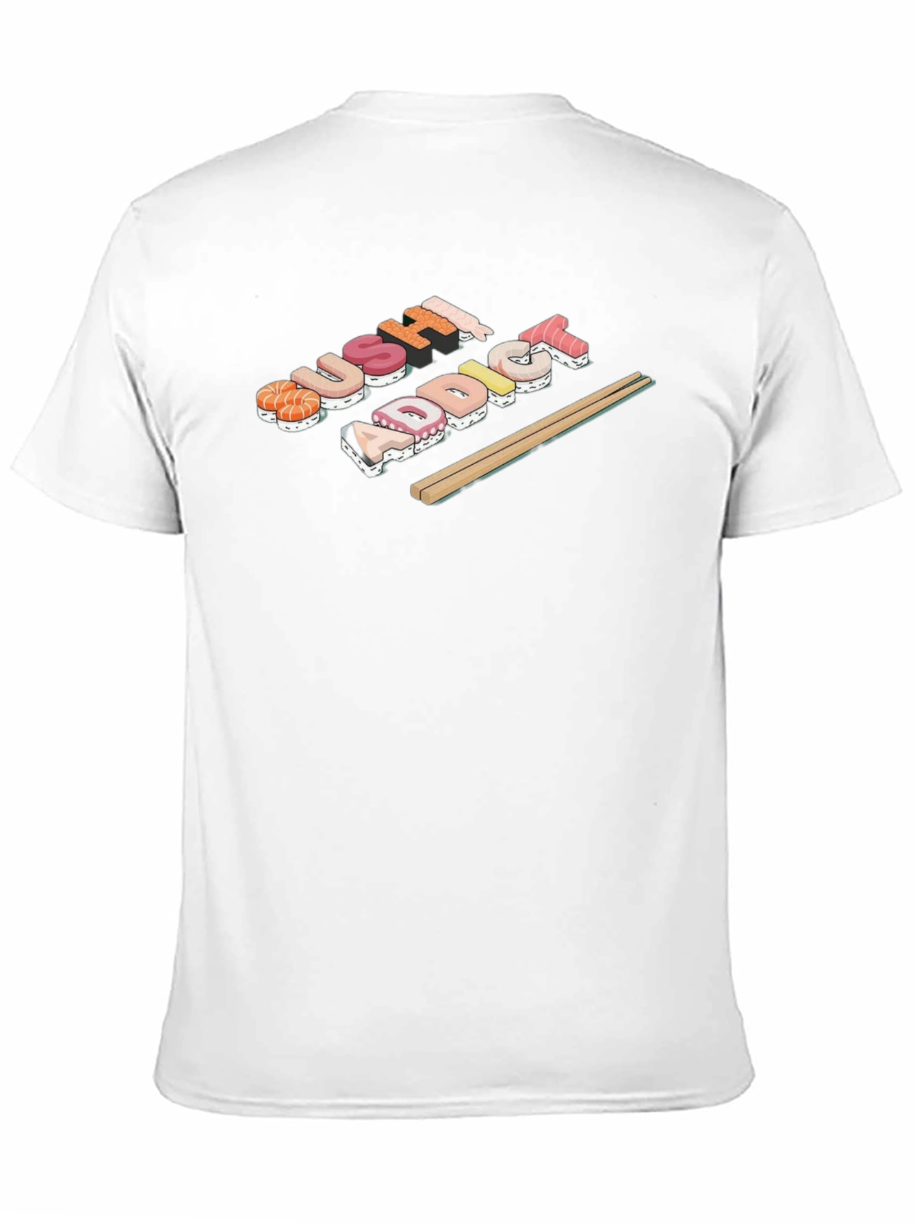 Sushi Addict Black T-Shirt