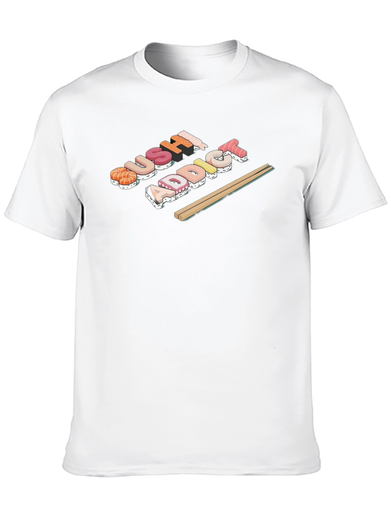Sushi Addict Black T-Shirt