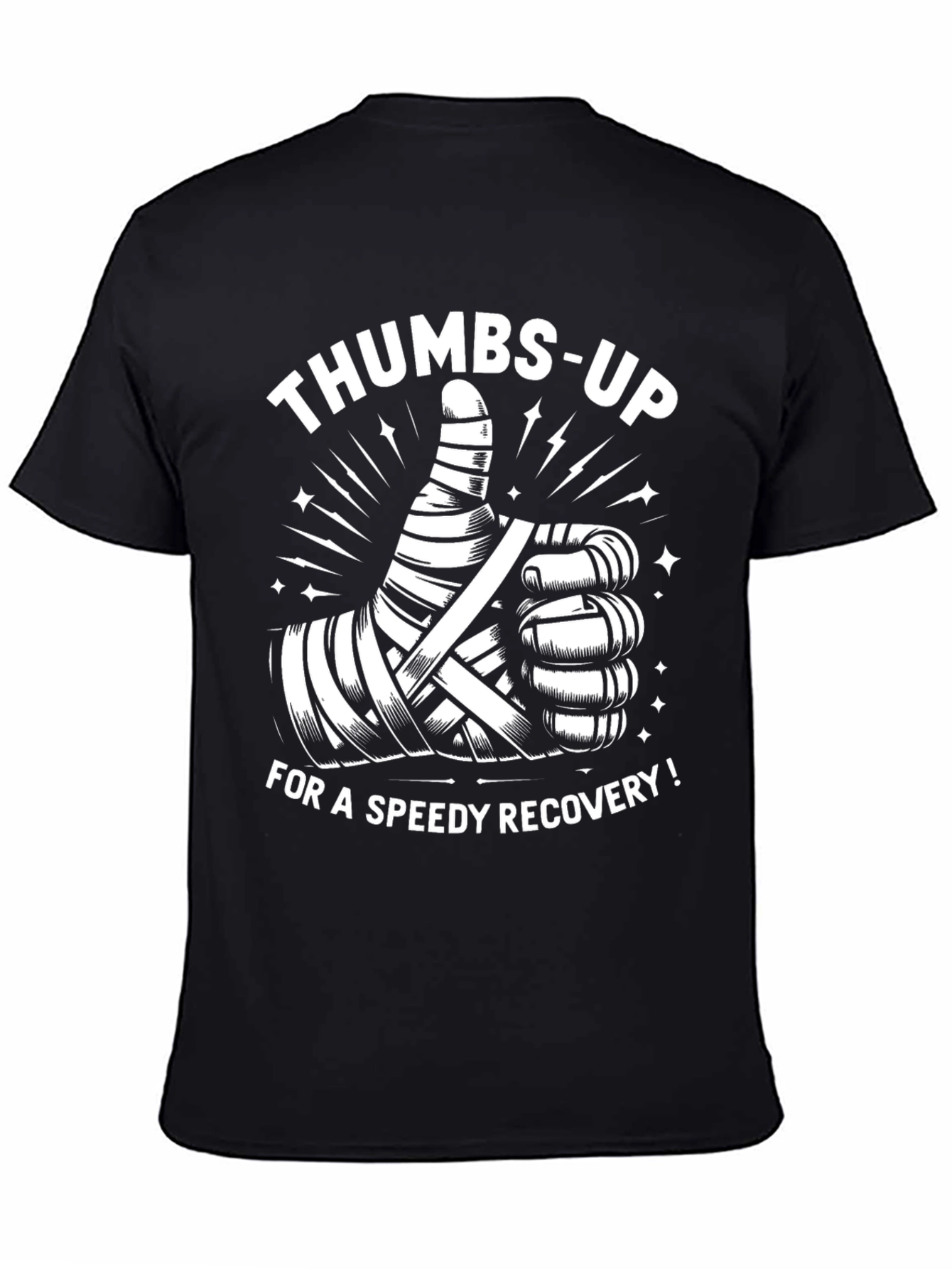 Thumbs Up Speedy Recovery Graphic T-Shirt