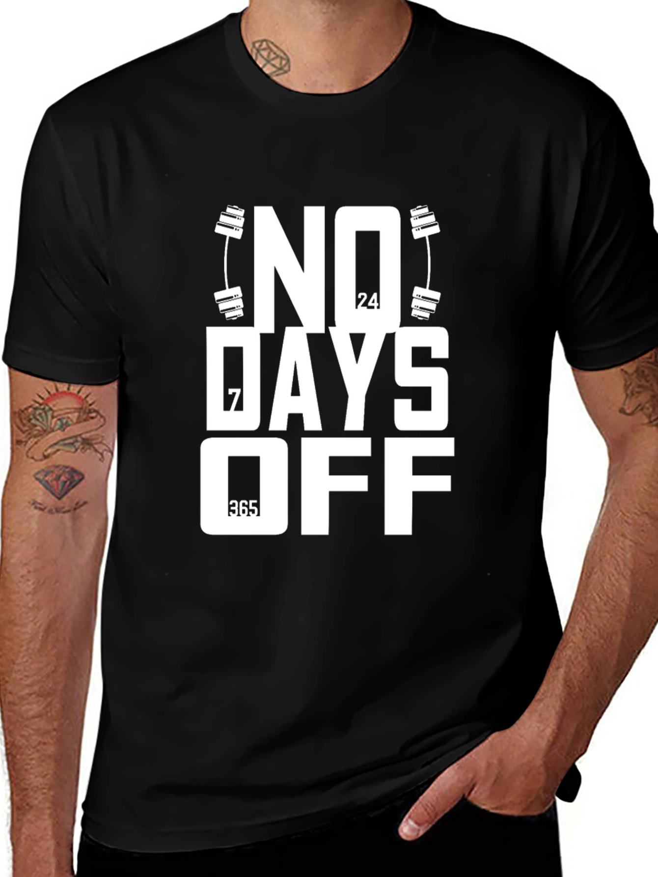 No Days Off Gym Motivation T-Shirt