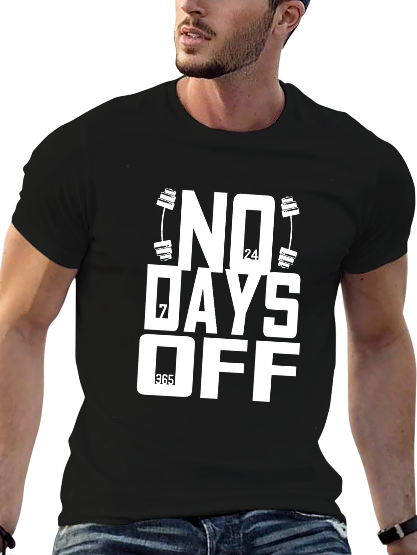No Days Off Gym Motivation T-Shirt