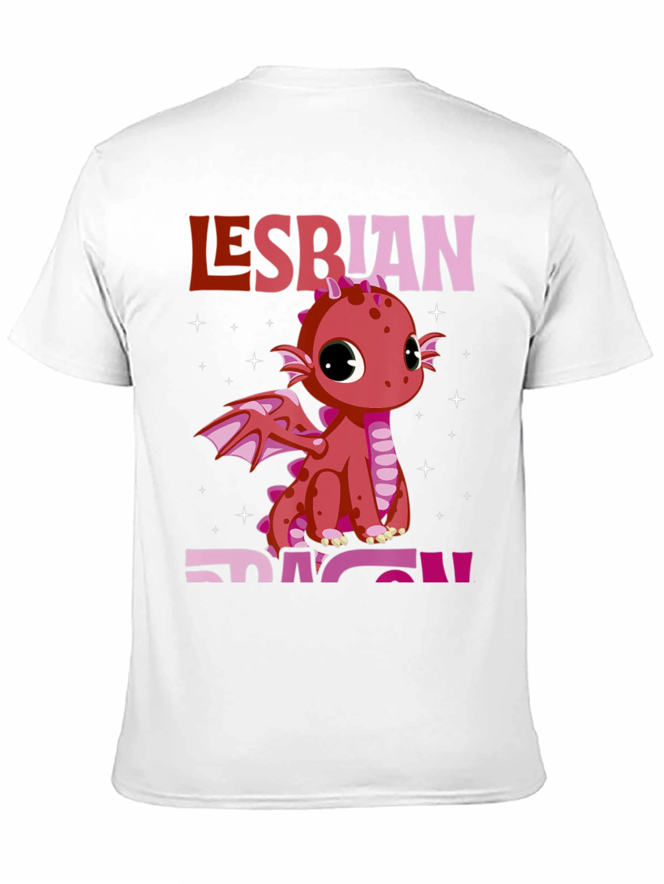 Lesbian Dragon Pride T-Shirt - Black