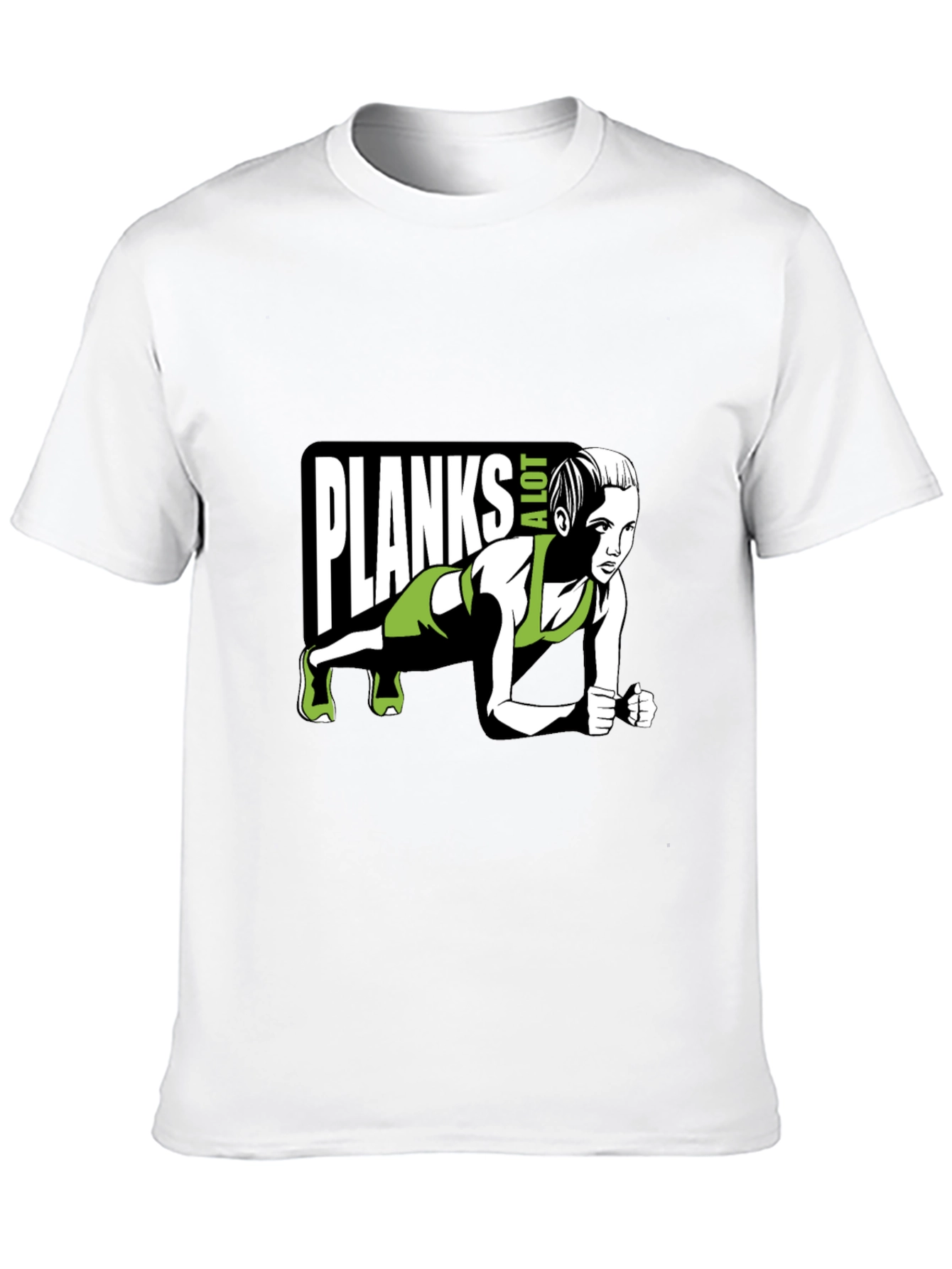 Planks A Lot T-Shirt - Fitness Graphic Tee