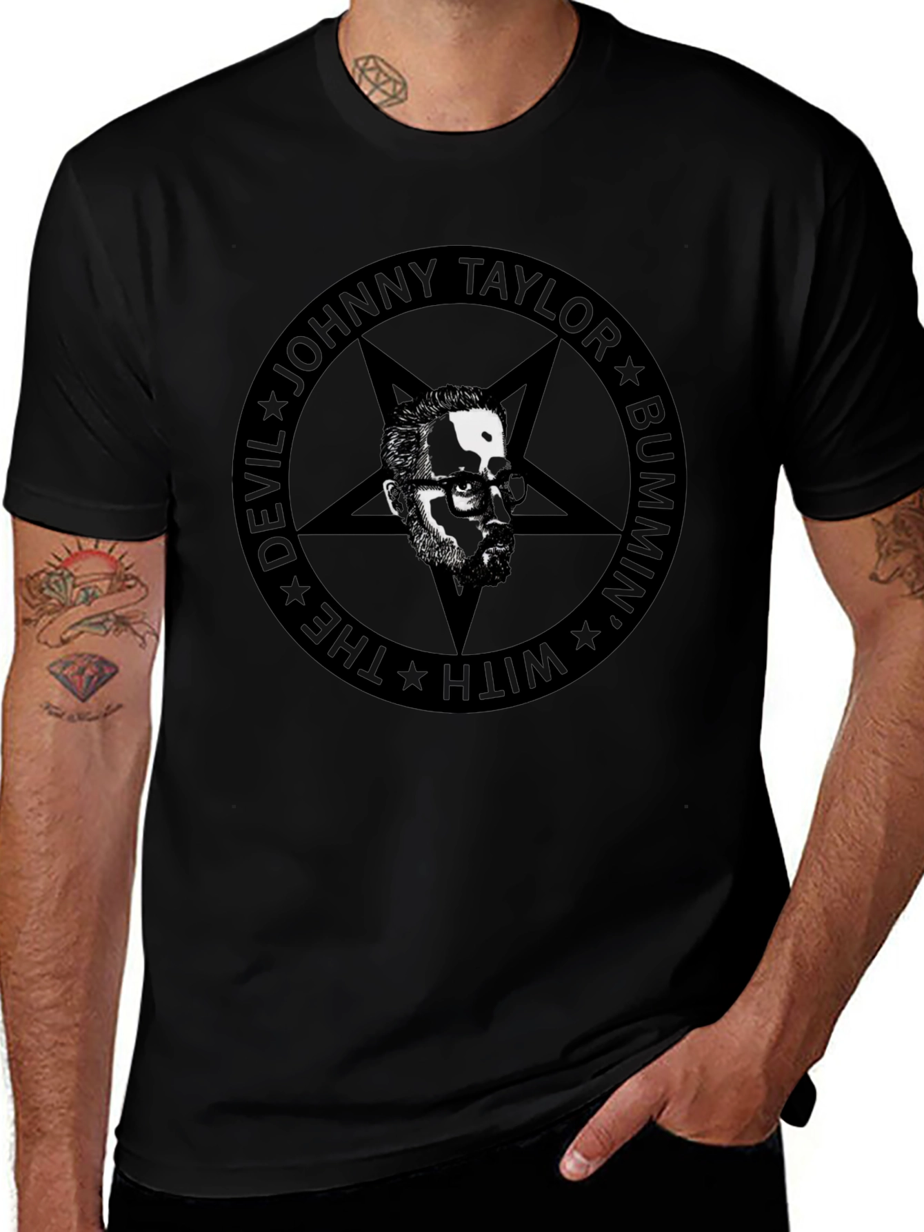 Johnny Taylor Bummin with the Devil T-Shirt