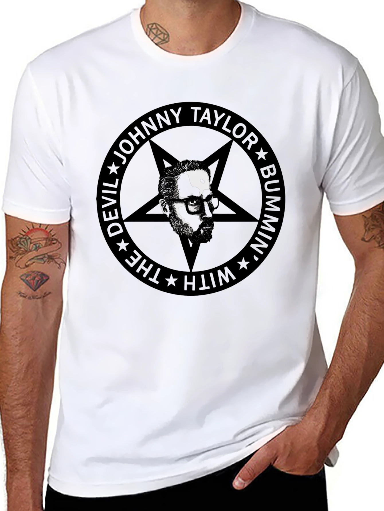 Johnny Taylor Bummin with the Devil T-Shirt