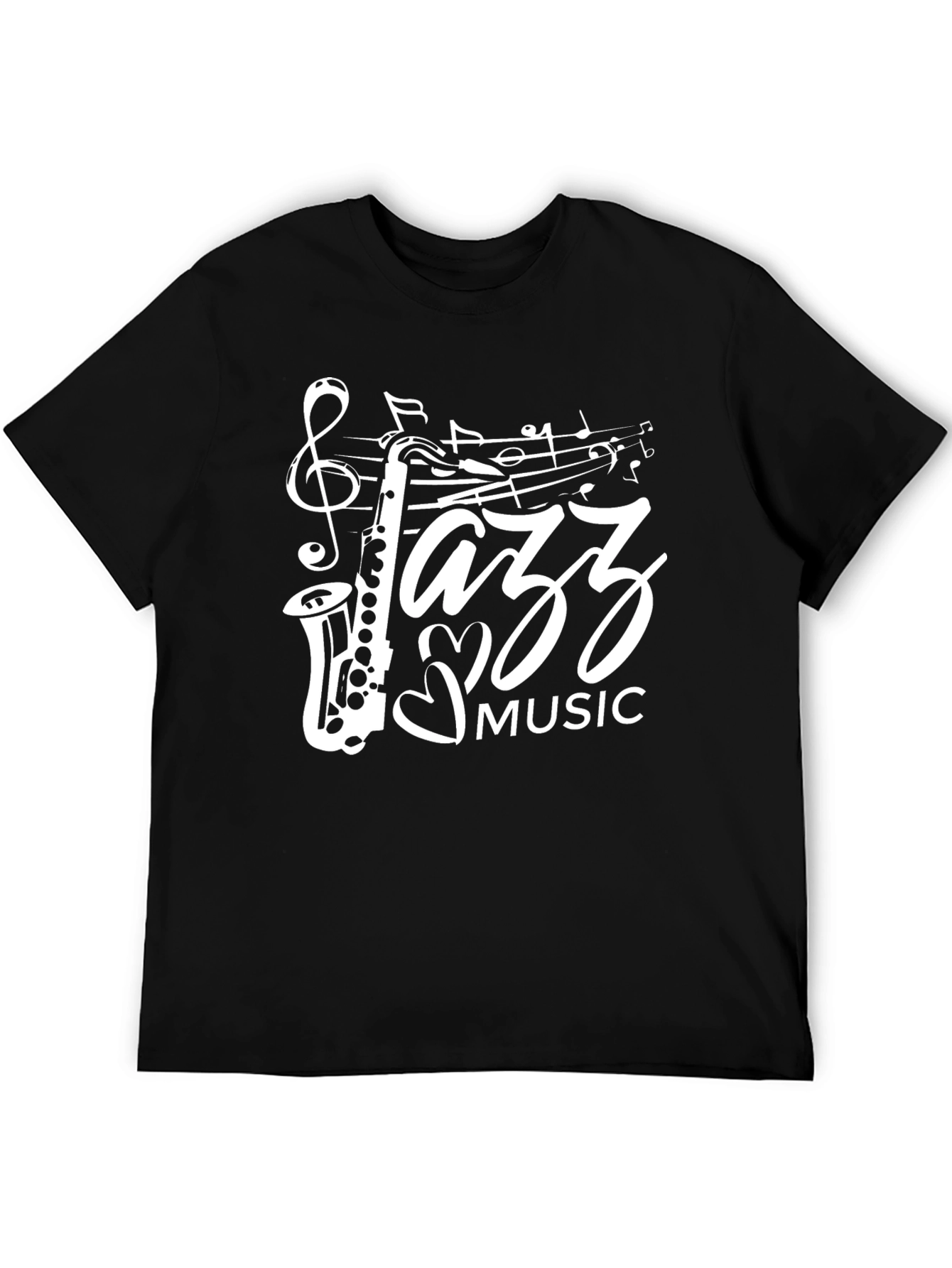 Jazz Music Saxophone Graphic T-Shirt