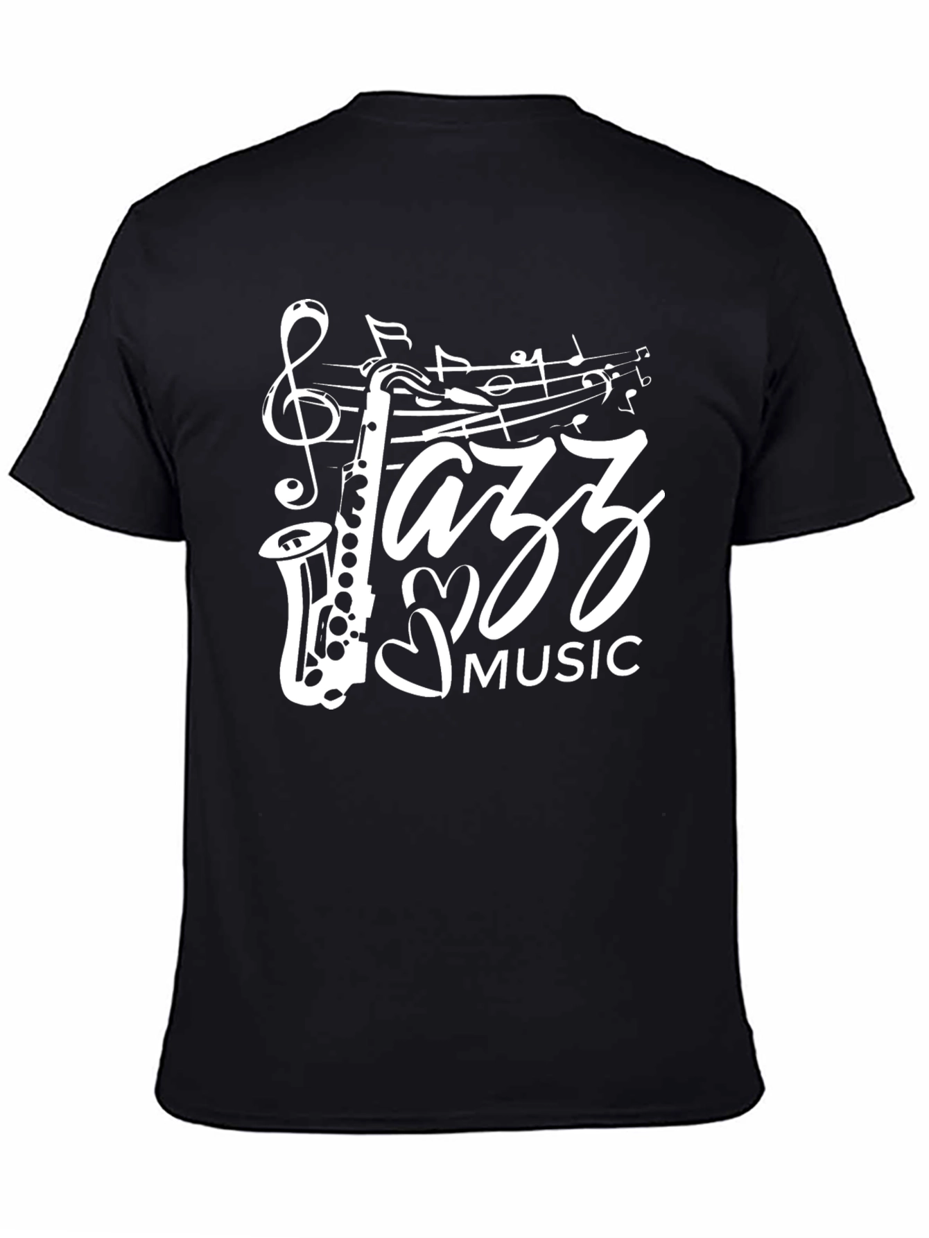Jazz Music Saxophone Graphic T-Shirt