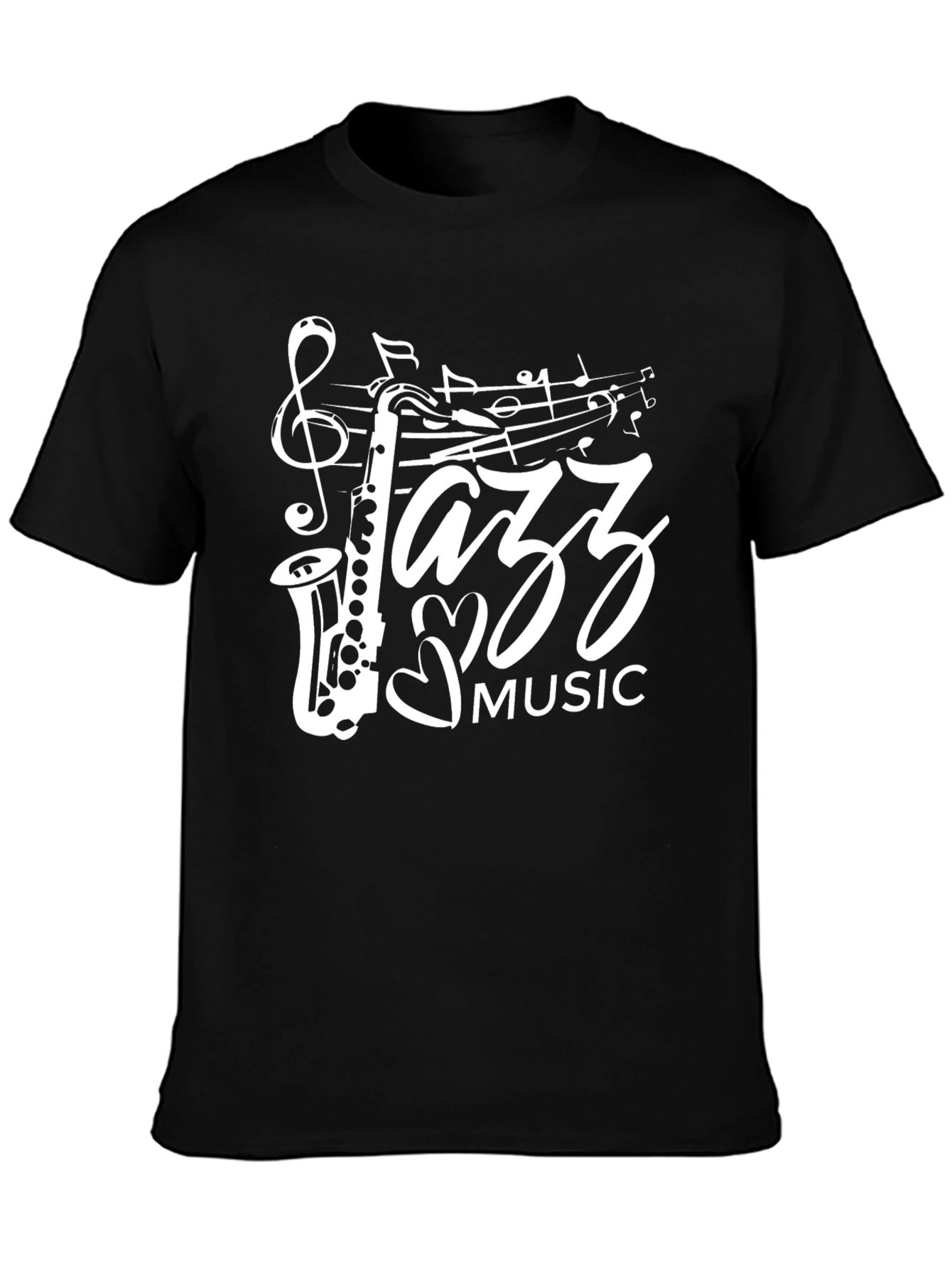 Jazz Music Saxophone Graphic T-Shirt