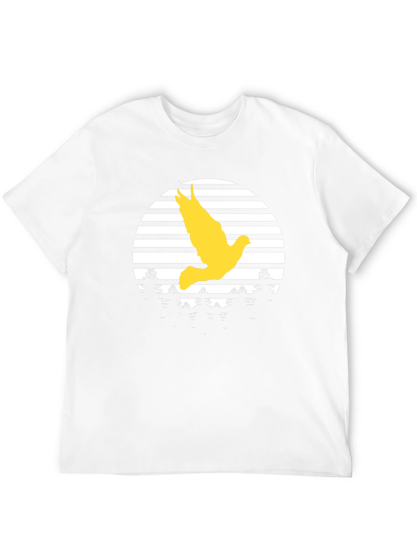 Dove in Flight Graphic Tee - Black