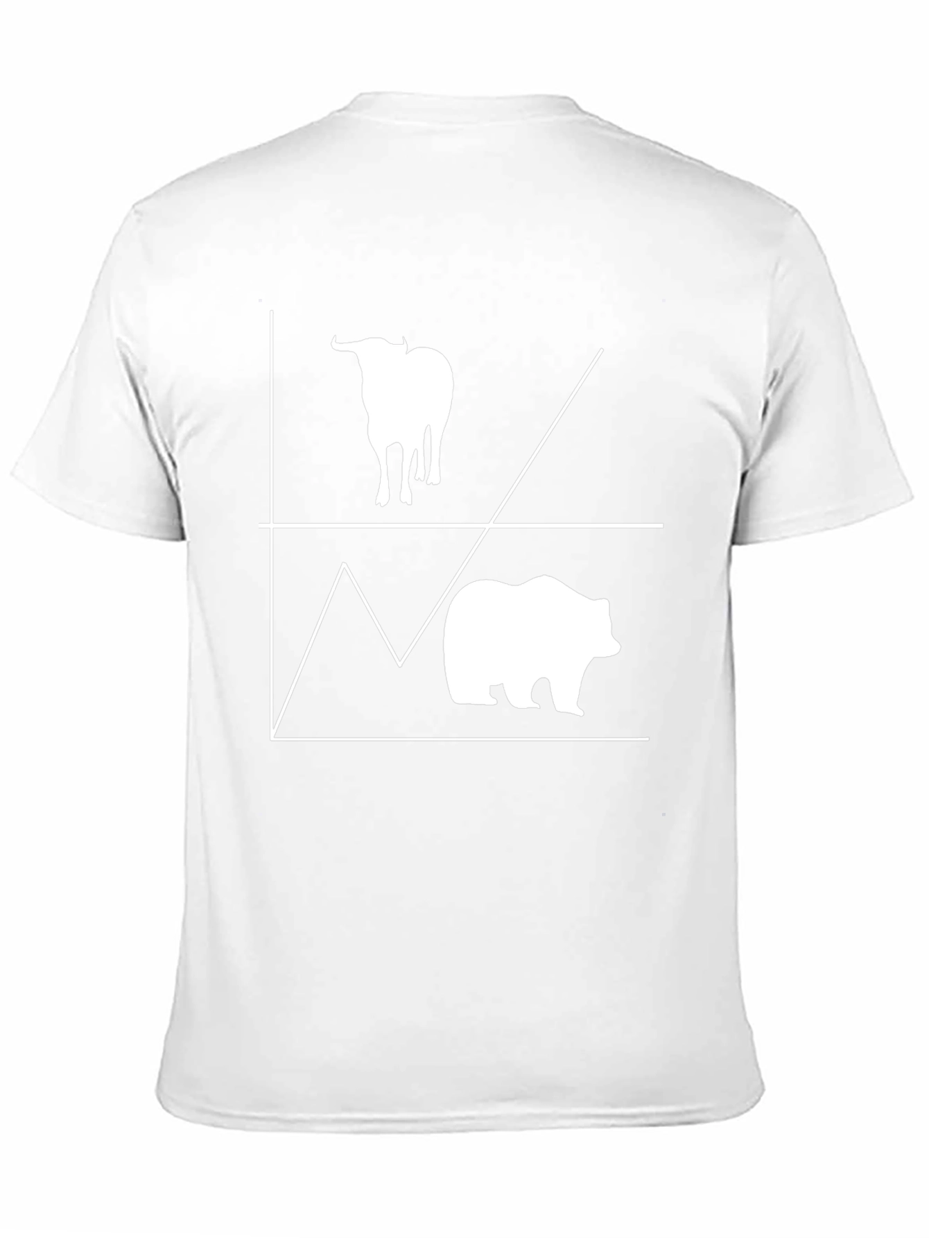 Bull and Bear Stock Market Graphic Tee