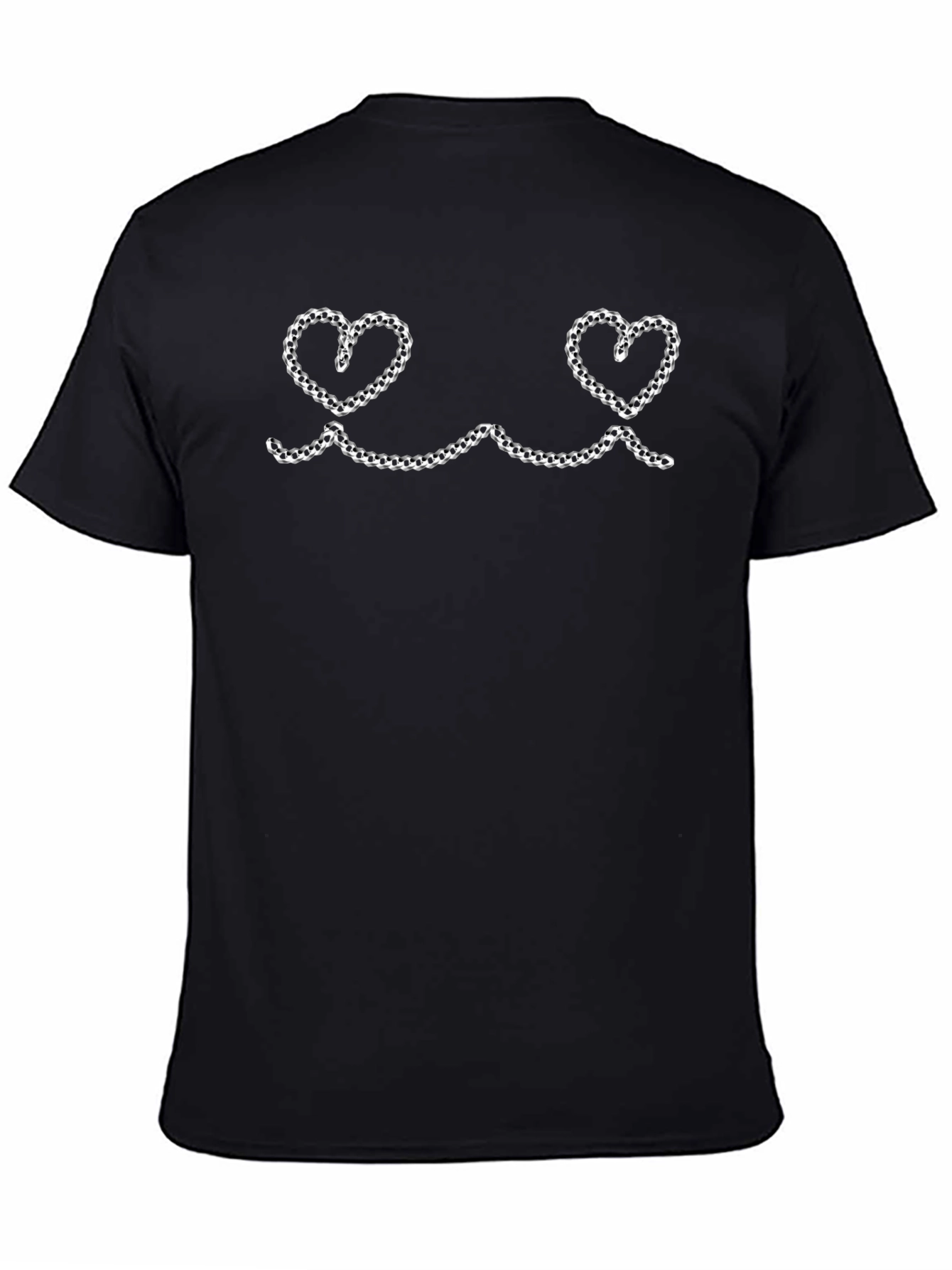 Novelty Heart Chain Graphic Tee