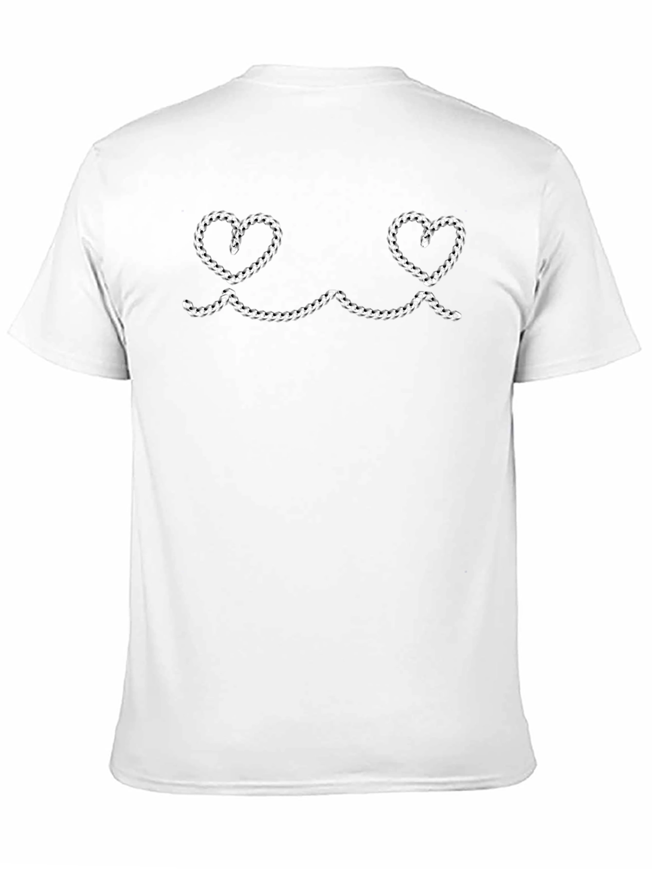 Novelty Heart Chain Graphic Tee