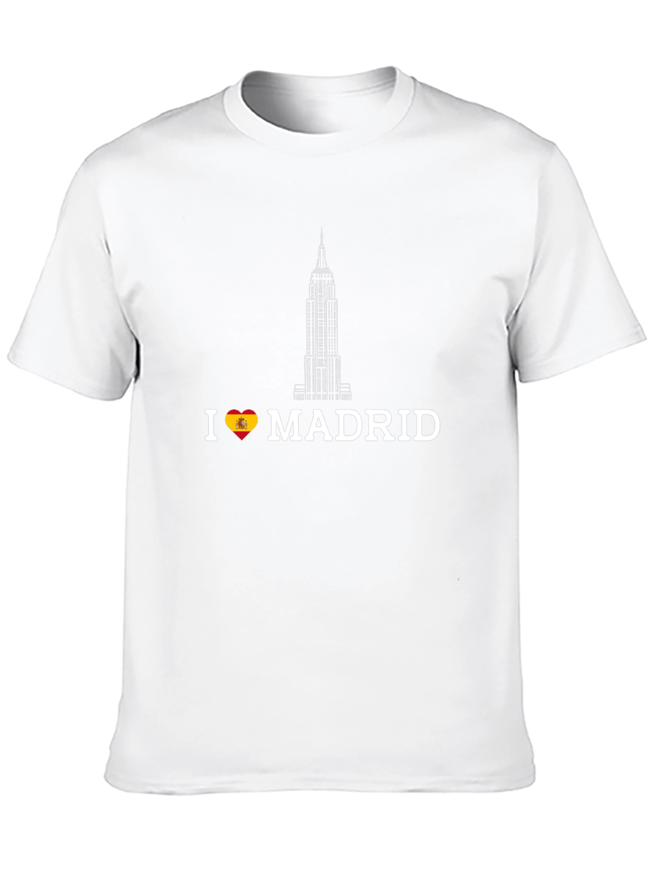 I Love Madrid Graphic T-Shirt - Black