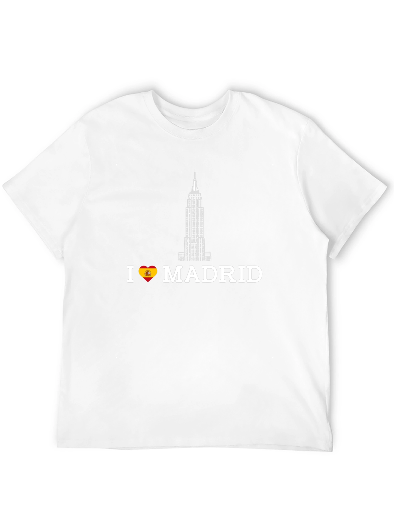 I Love Madrid Graphic T-Shirt - Black