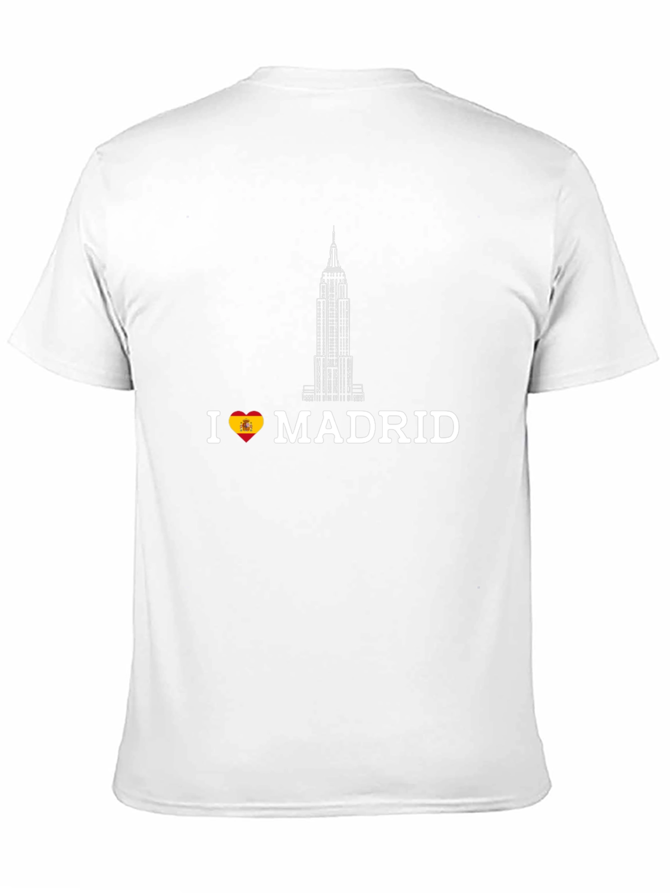 I Love Madrid Graphic T-Shirt - Black