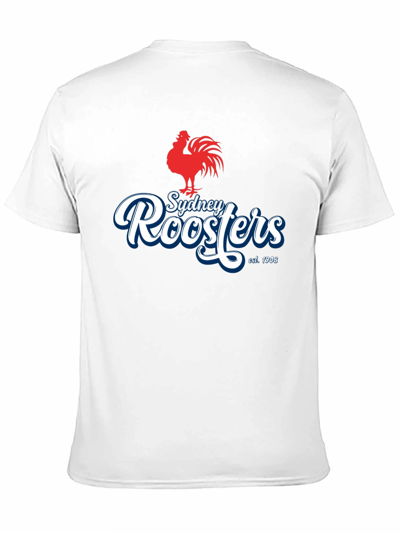 Sydney Roosters T-Shirt - Black NRL Supporter Tee