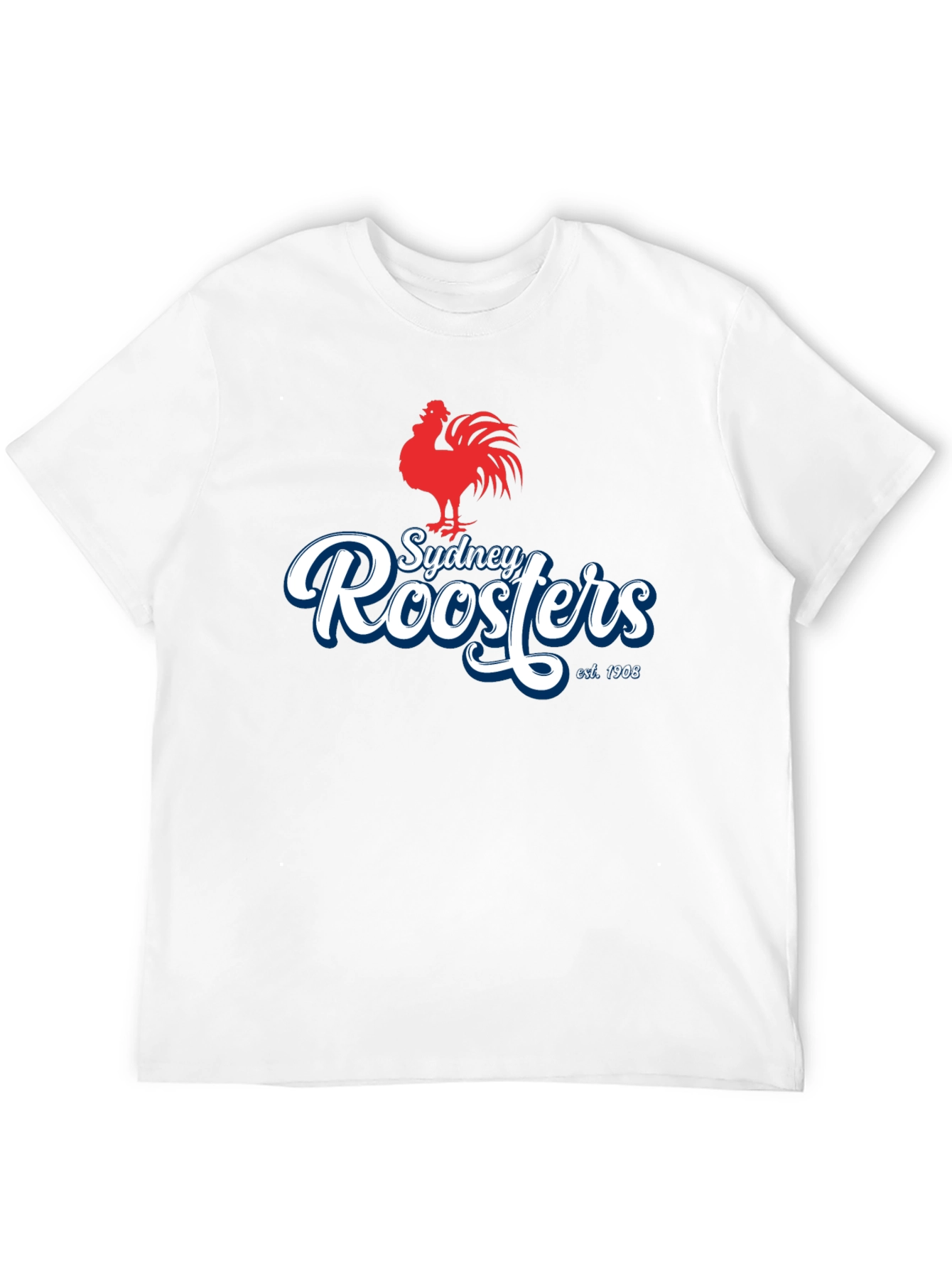 Sydney Roosters T-Shirt - Black NRL Supporter Tee