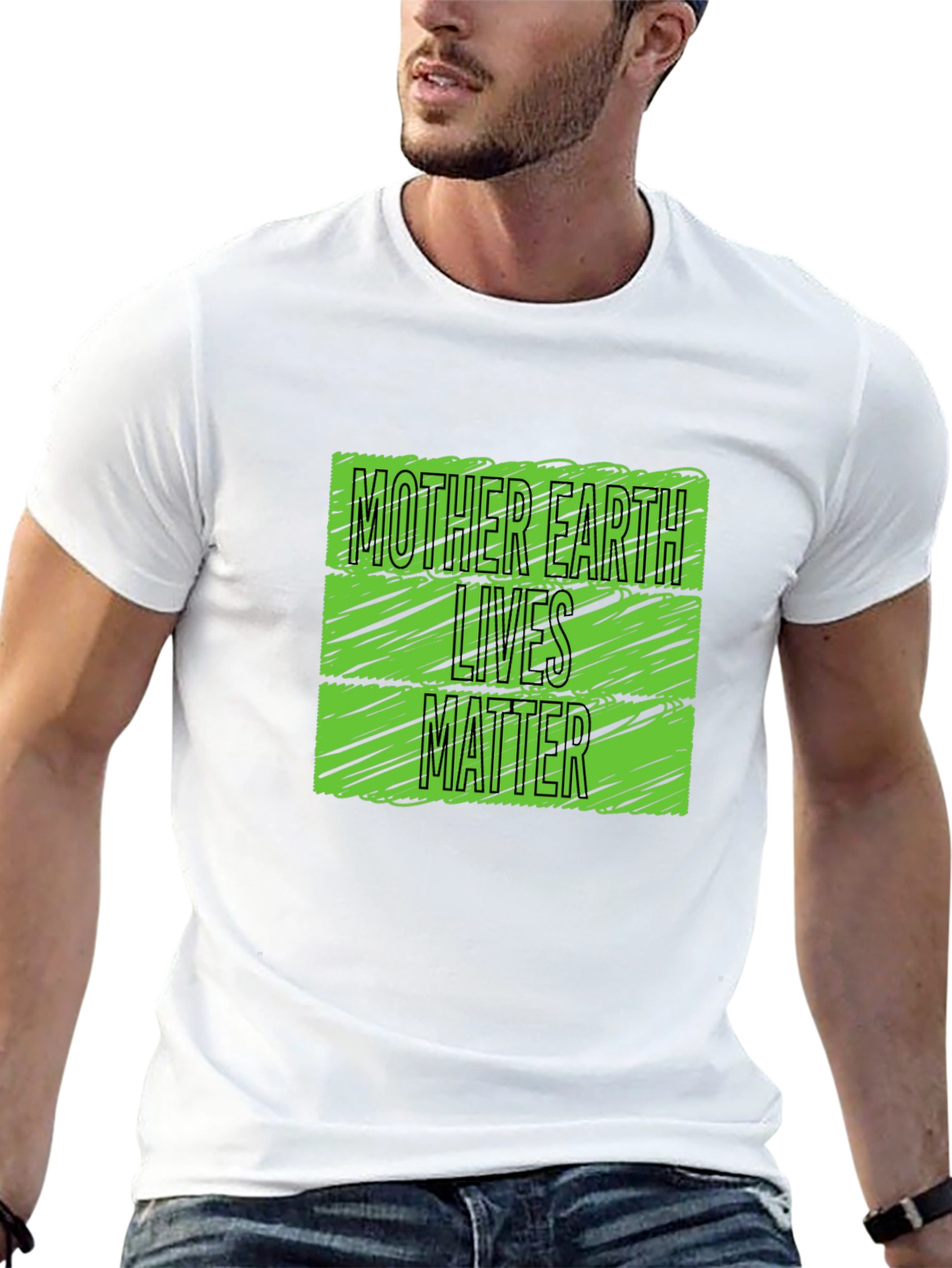 Mother Earth Lives Matter Graphic Tee - Black