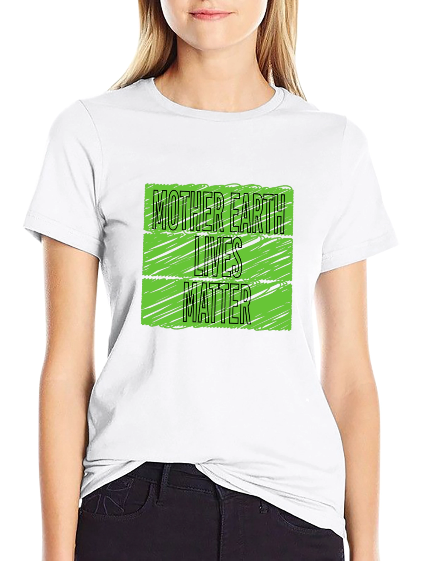 Mother Earth Lives Matter Graphic Tee - Black
