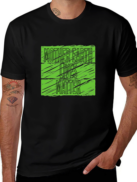 Mother Earth Lives Matter Graphic Tee - Black