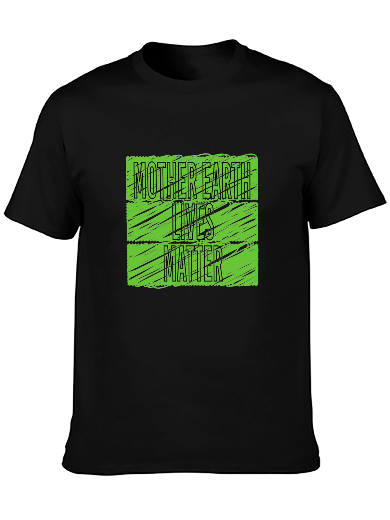 Mother Earth Lives Matter Graphic Tee - Black